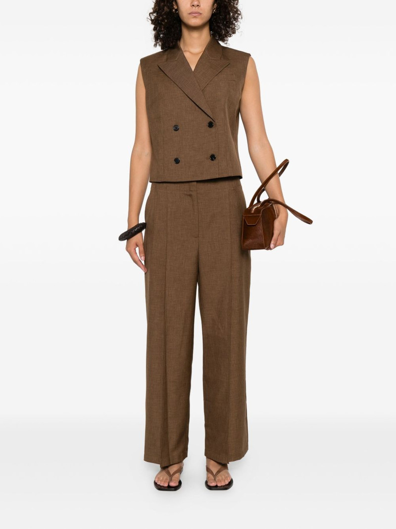 Theory double-breasted sleeveless waistcoat outlook