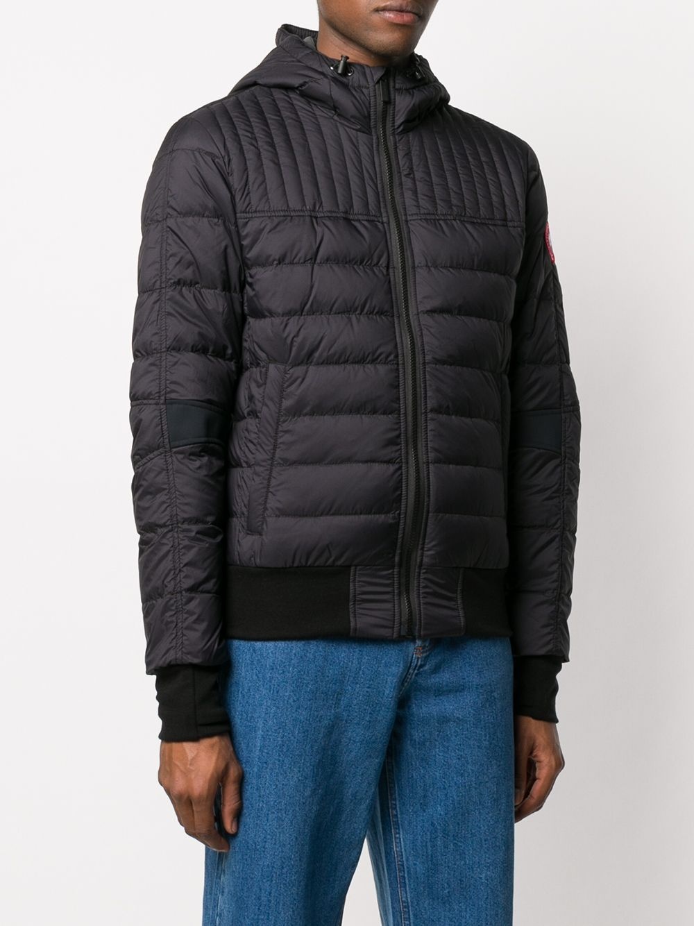 long sleeve fitted puffer jacket - 3