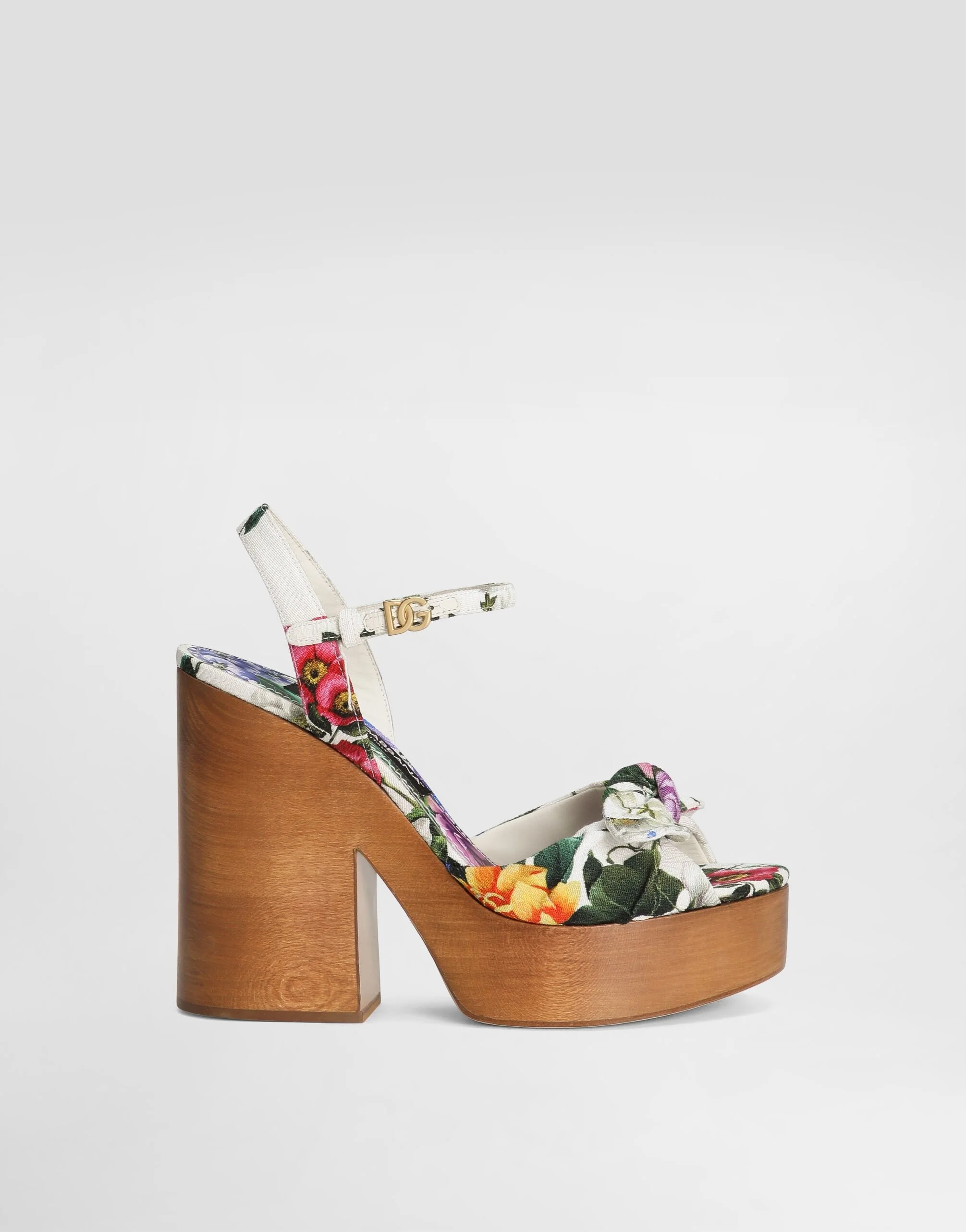 Jacquard platform sandals - 1