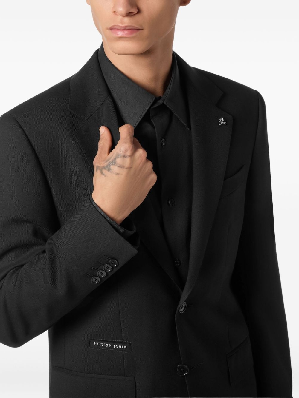 single-breasted blazer - 5
