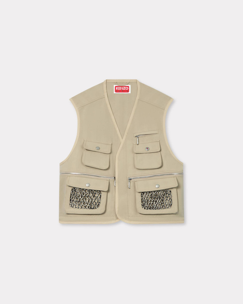 Workwear gilet in cotton - 1