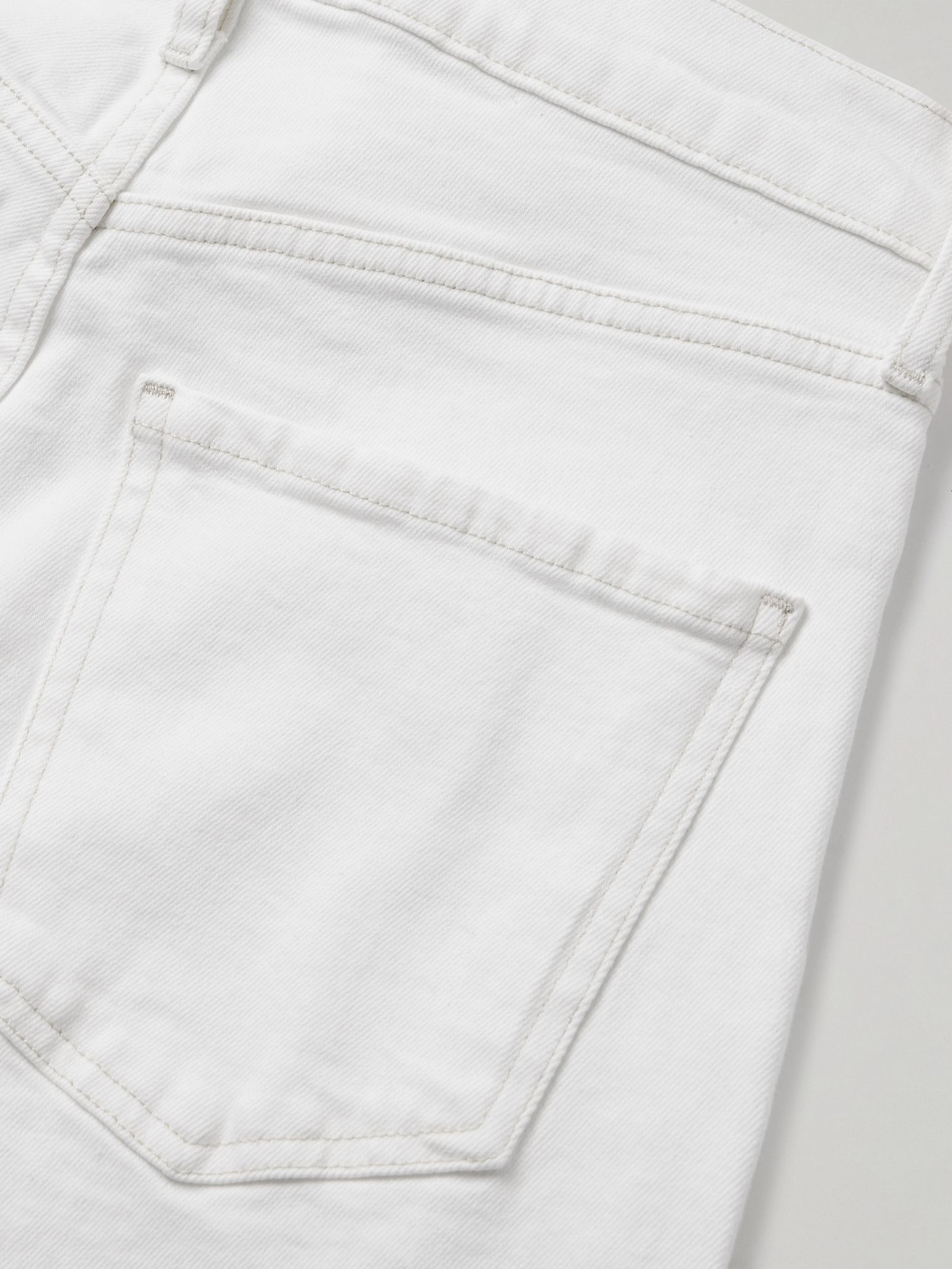 Ren high-rise wide-leg jeans White - 6
