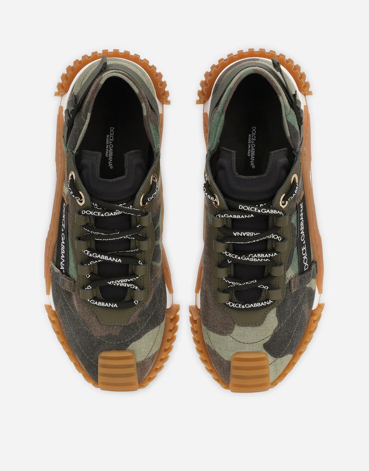 Camouflage patchwork NS1 sneakers - 4