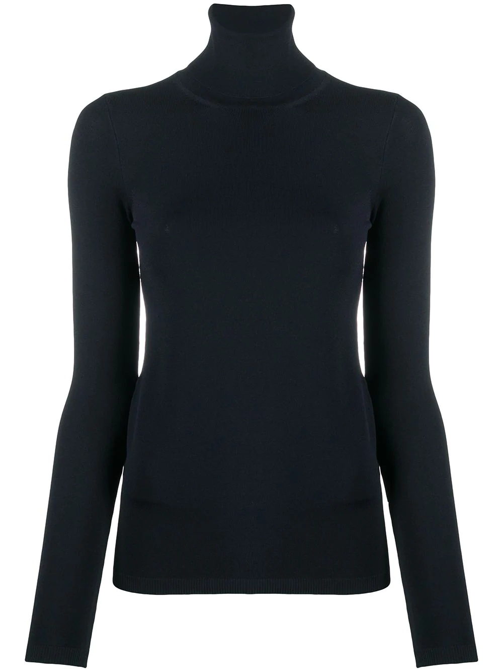 roll-neck knitted top - 1