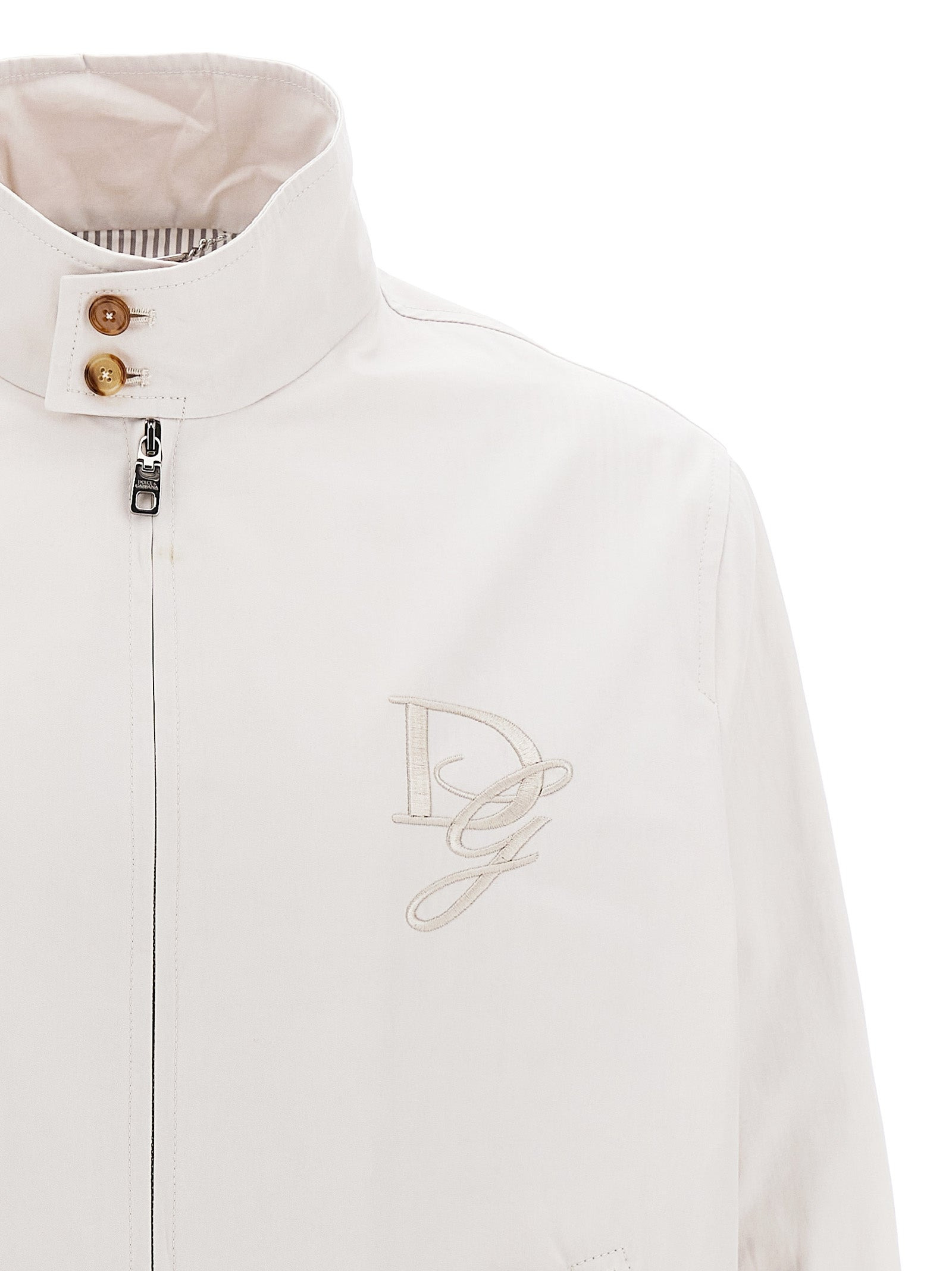 Dolce & Gabbana Men Logo Embroidery Jacket - 3