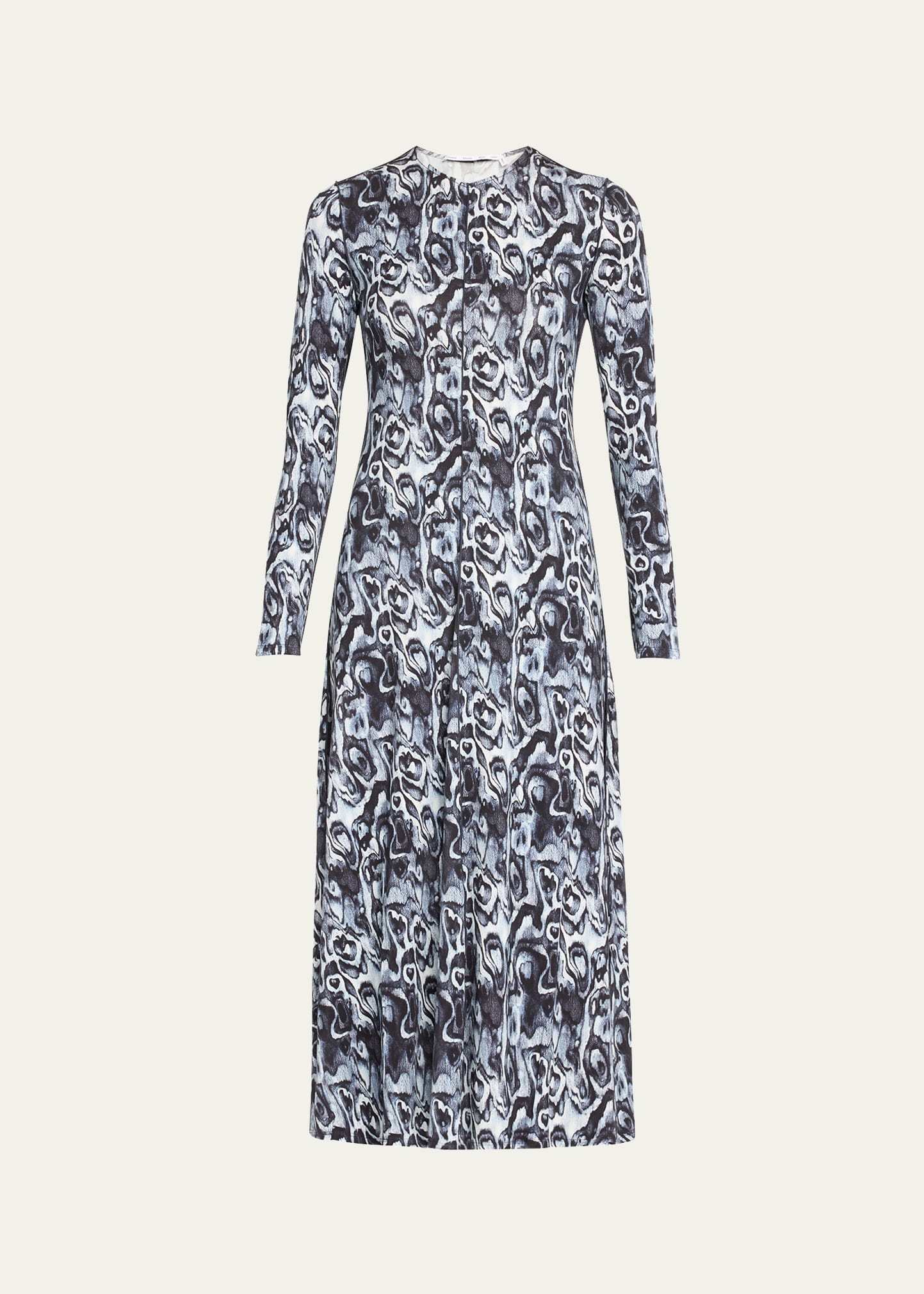 Atlas Printed Jersey Maxi Dress - 1