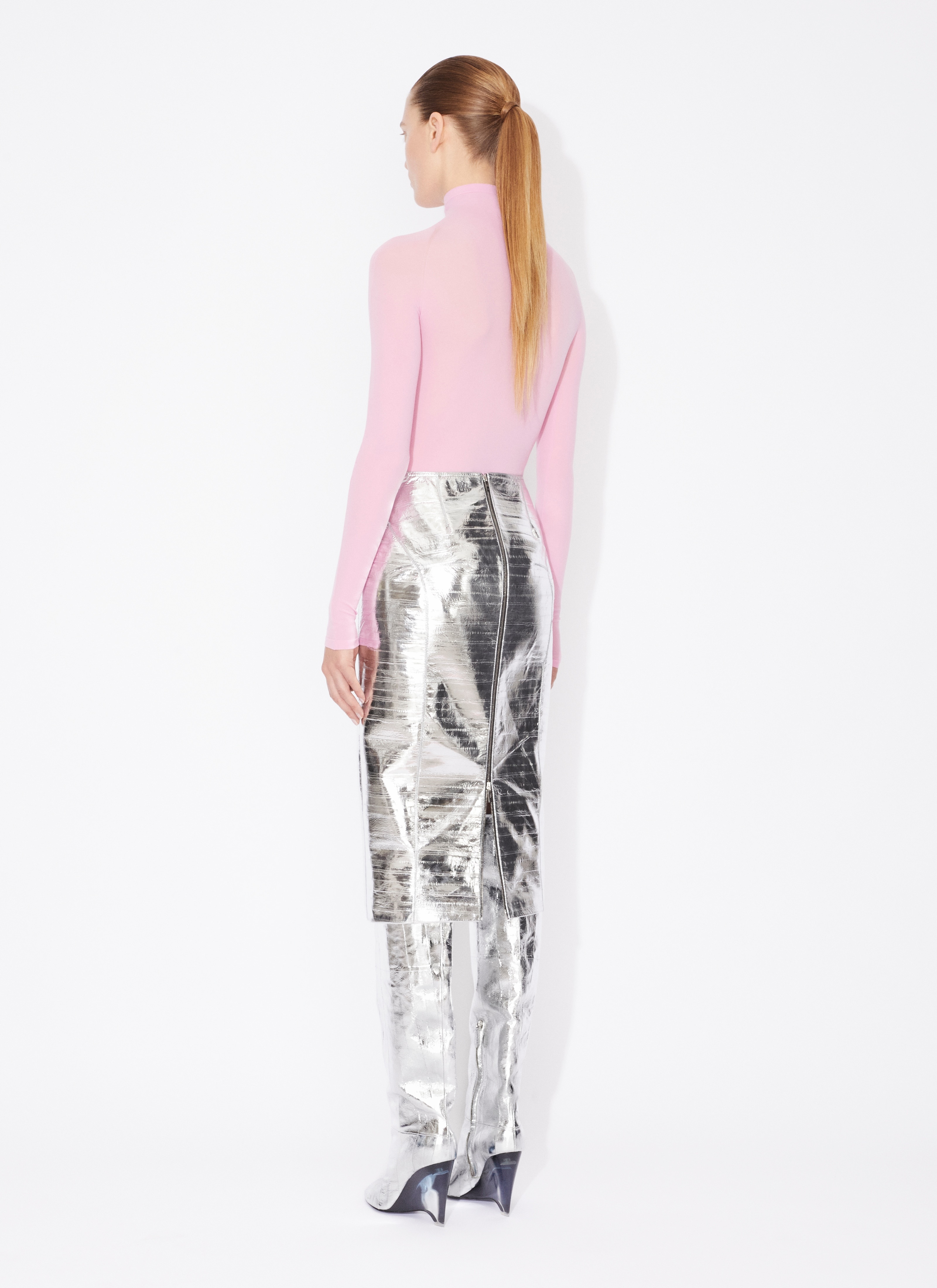 EELSKIN BAND PENCIL SKIRT - 3