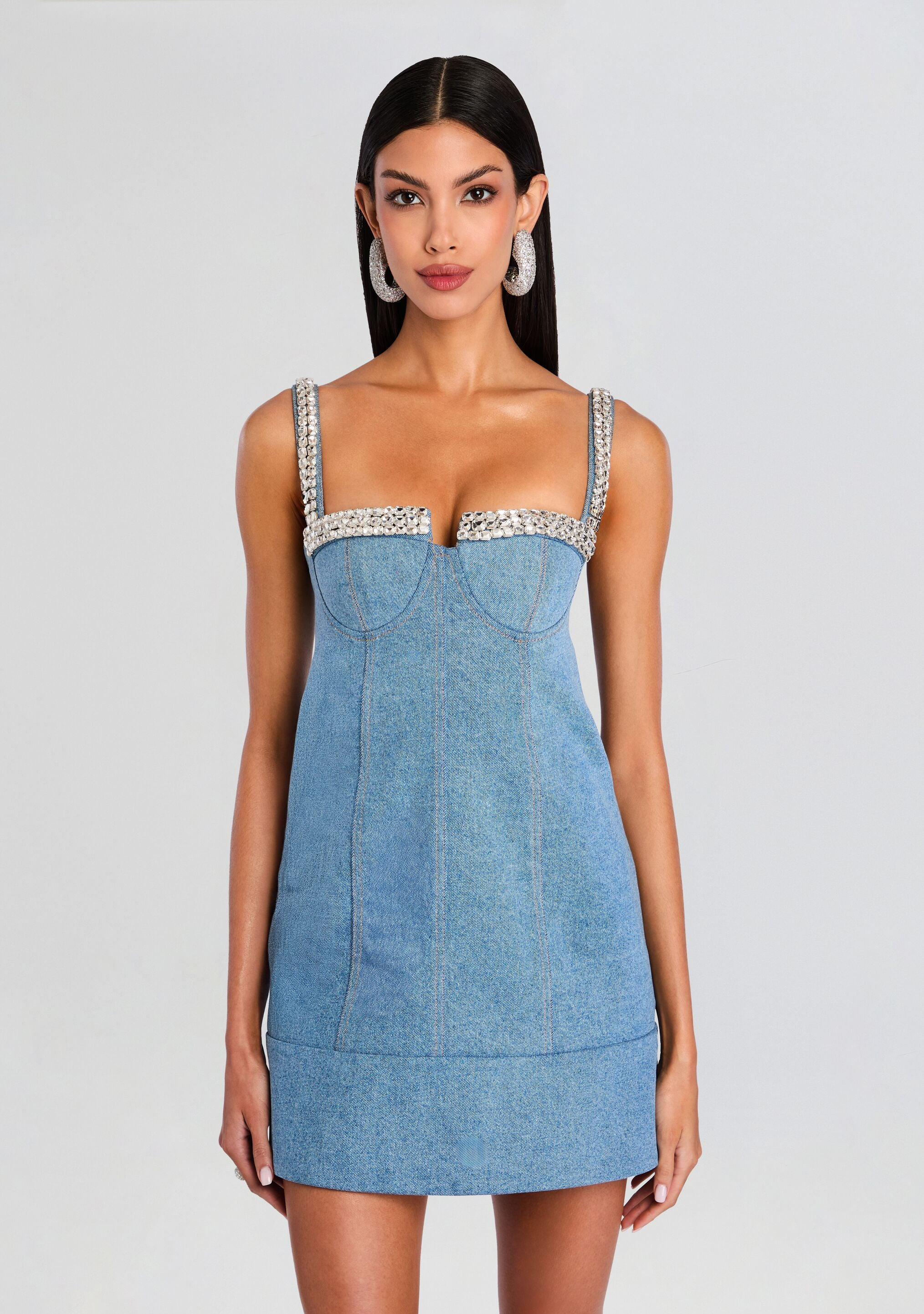 ELIN DENIM DRESS - 5