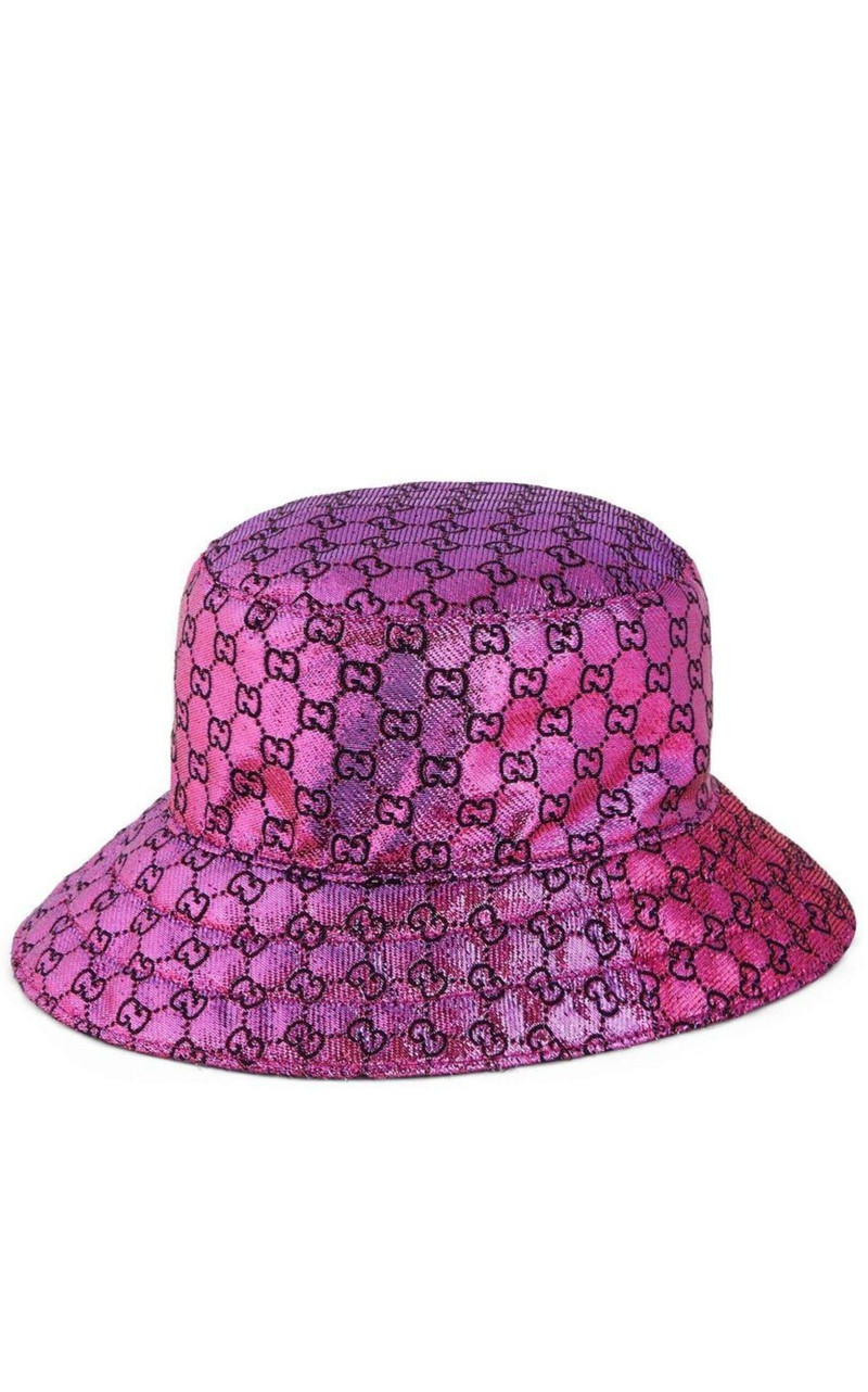 Reversible GG Lamé Bucket Hat - 1