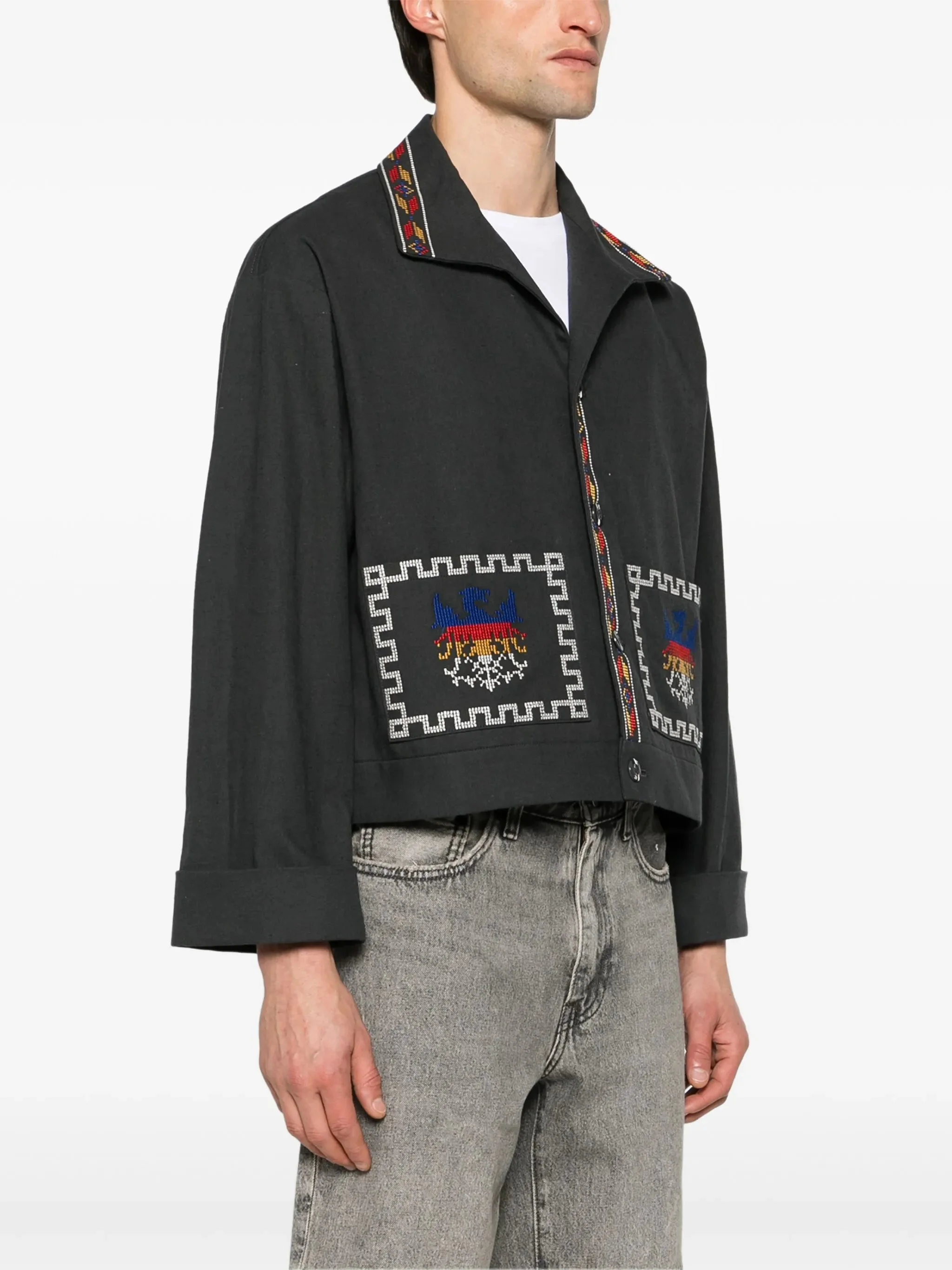 GT Embroidery shirt jacket - 1