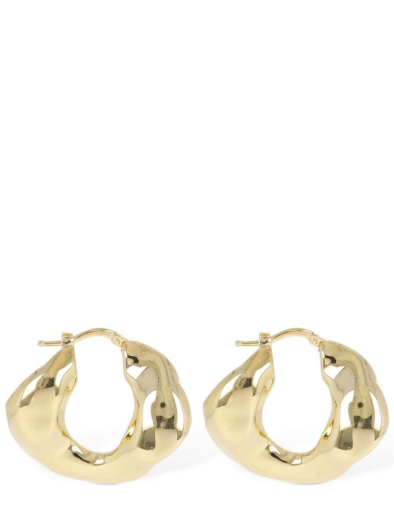 Waved hoop earrings 1