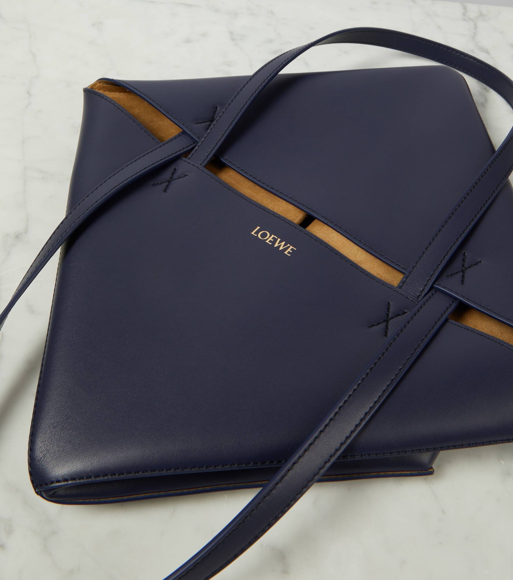 Puzzle Fold leather tote bag - 6