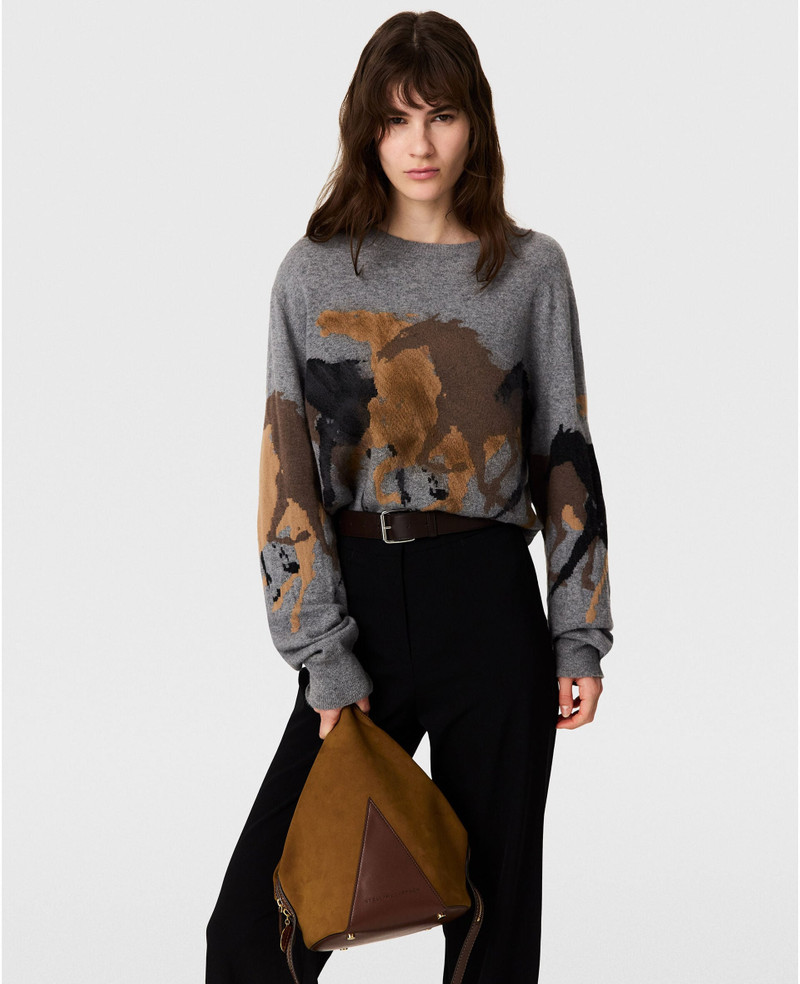 Stella McCartney Racing Horses Knit Jumper outlook