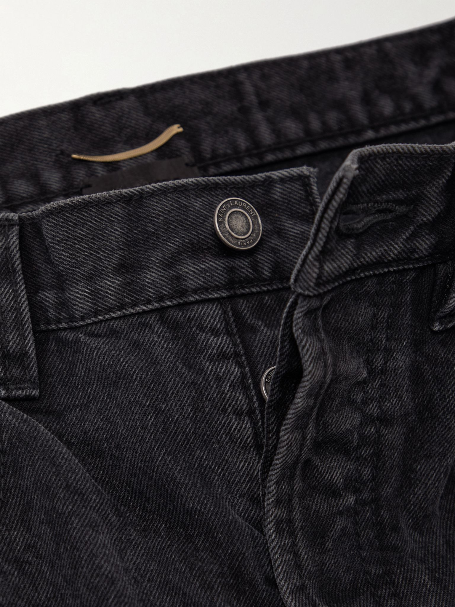 High-rise tapered jeans Black - 5