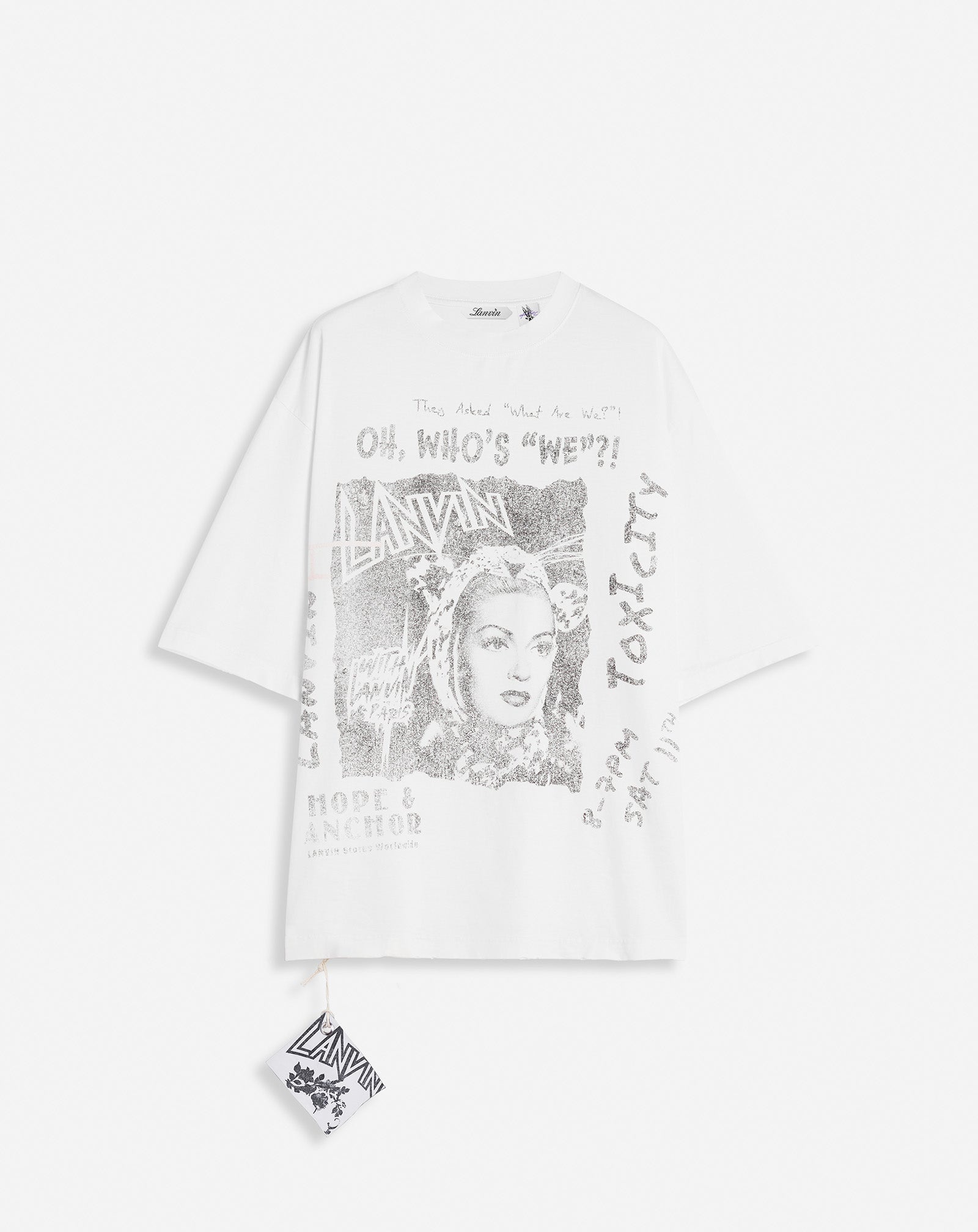 LANVIN X FUTURE UNISEX LOOSE-FIT PRINTED T-SHIRT - 1