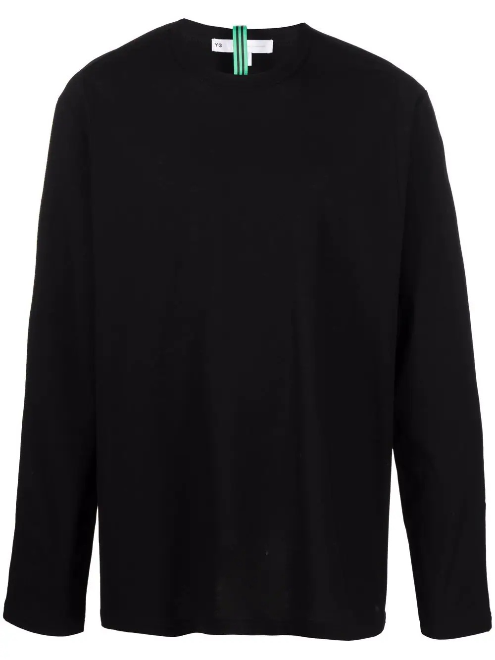 long-sleeved cotton T-shirt - 1