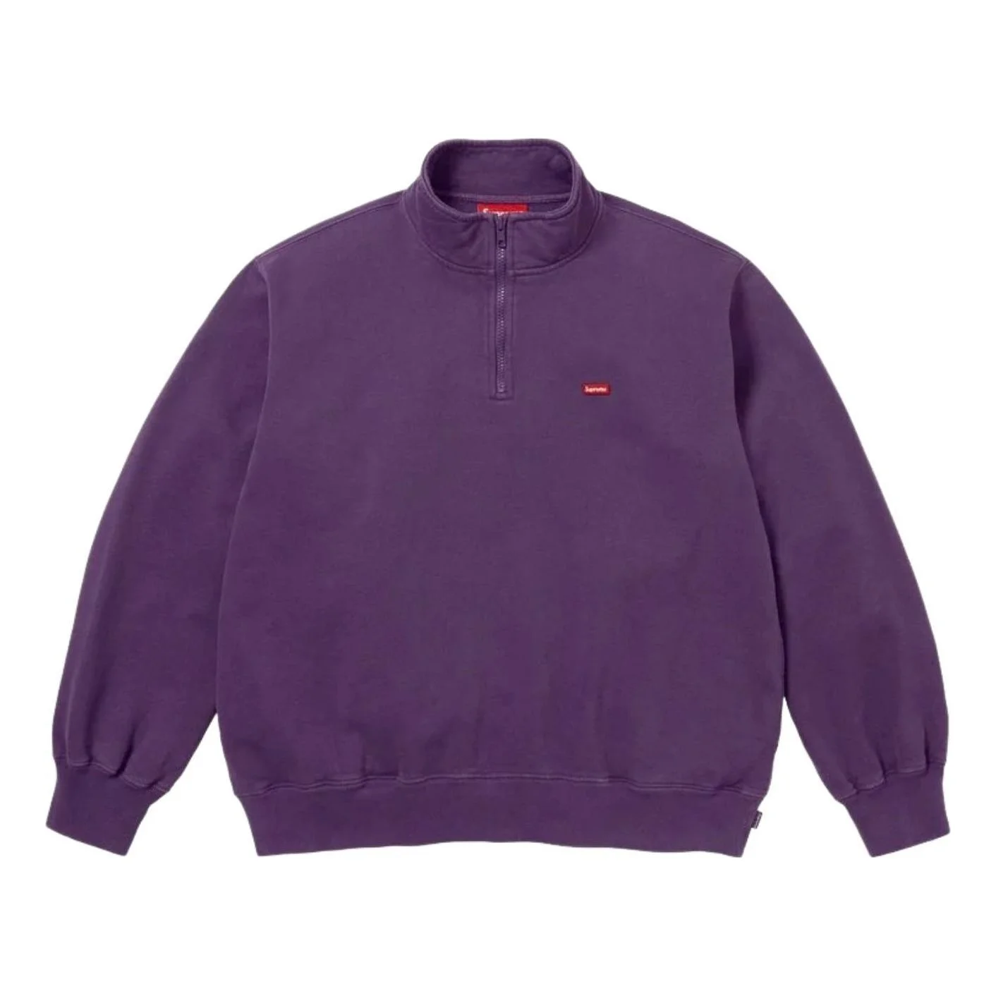 Supreme SS26 Small Box Half Zip Pullover 'Dark Purple' SUP-SS26-200-PUR - 1