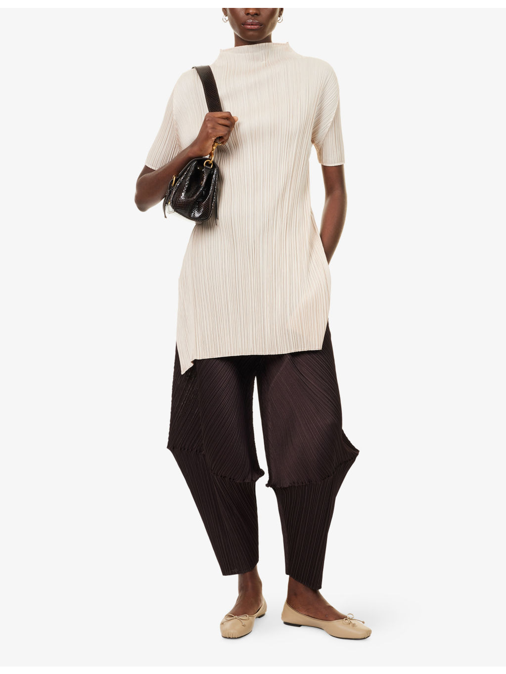 Leap Tapered-Leg Knitted Trousers - 2