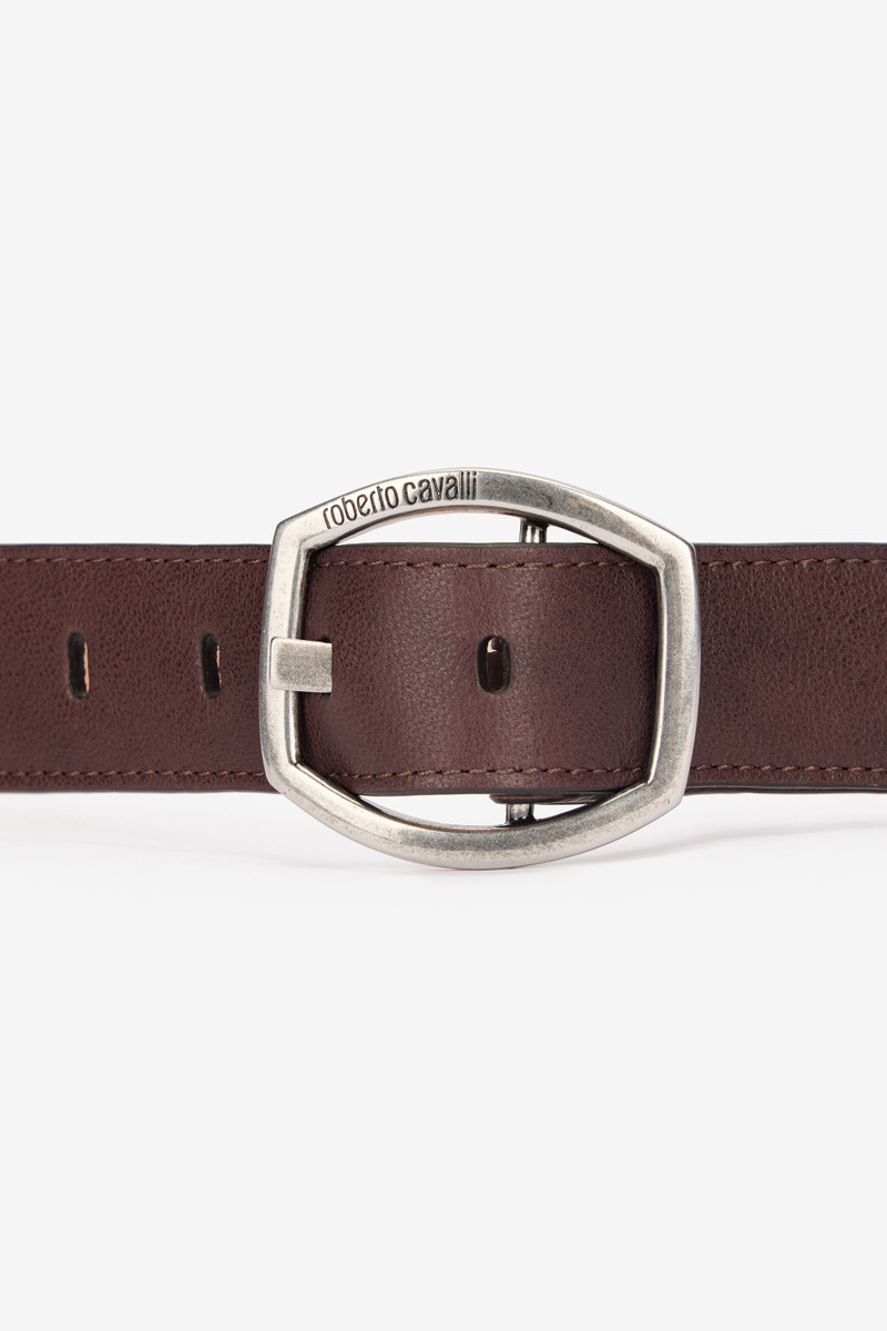 Belt With Decorations And Branded Buckle 4