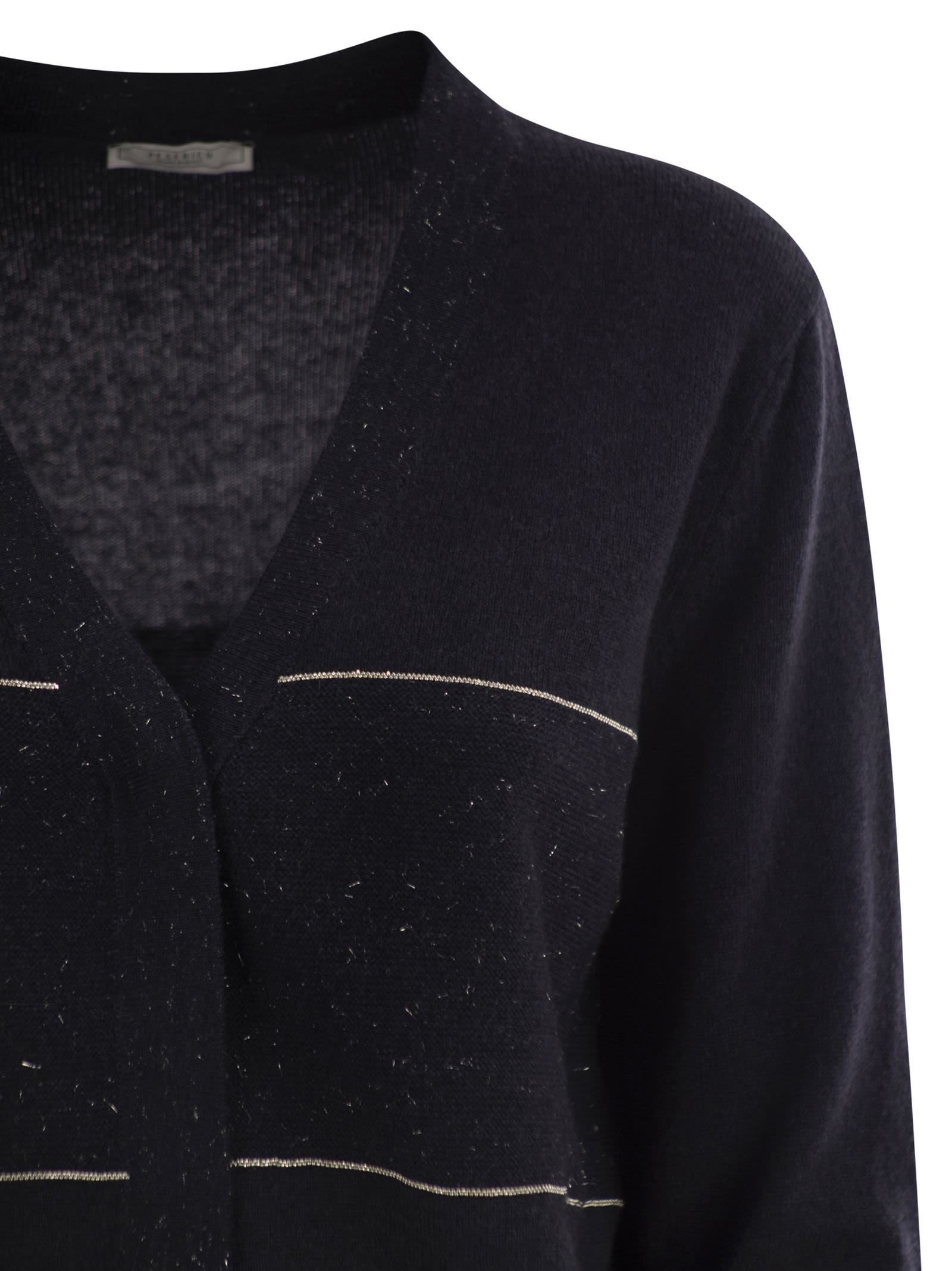 Peserico - Peserico Women Tricot Cardigan With Light Spots - 4