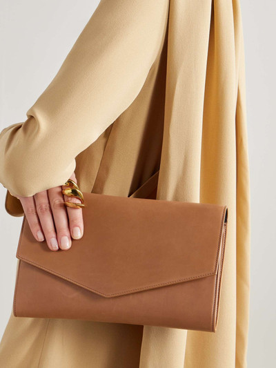 The Row Envelope large leather shoulder bag outlook