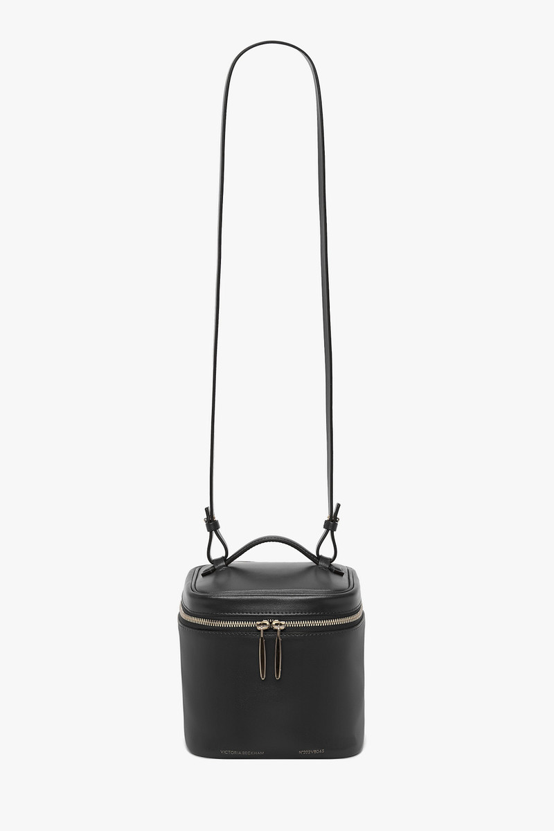 Vanity Crossbody Bag In Black Leather 1
