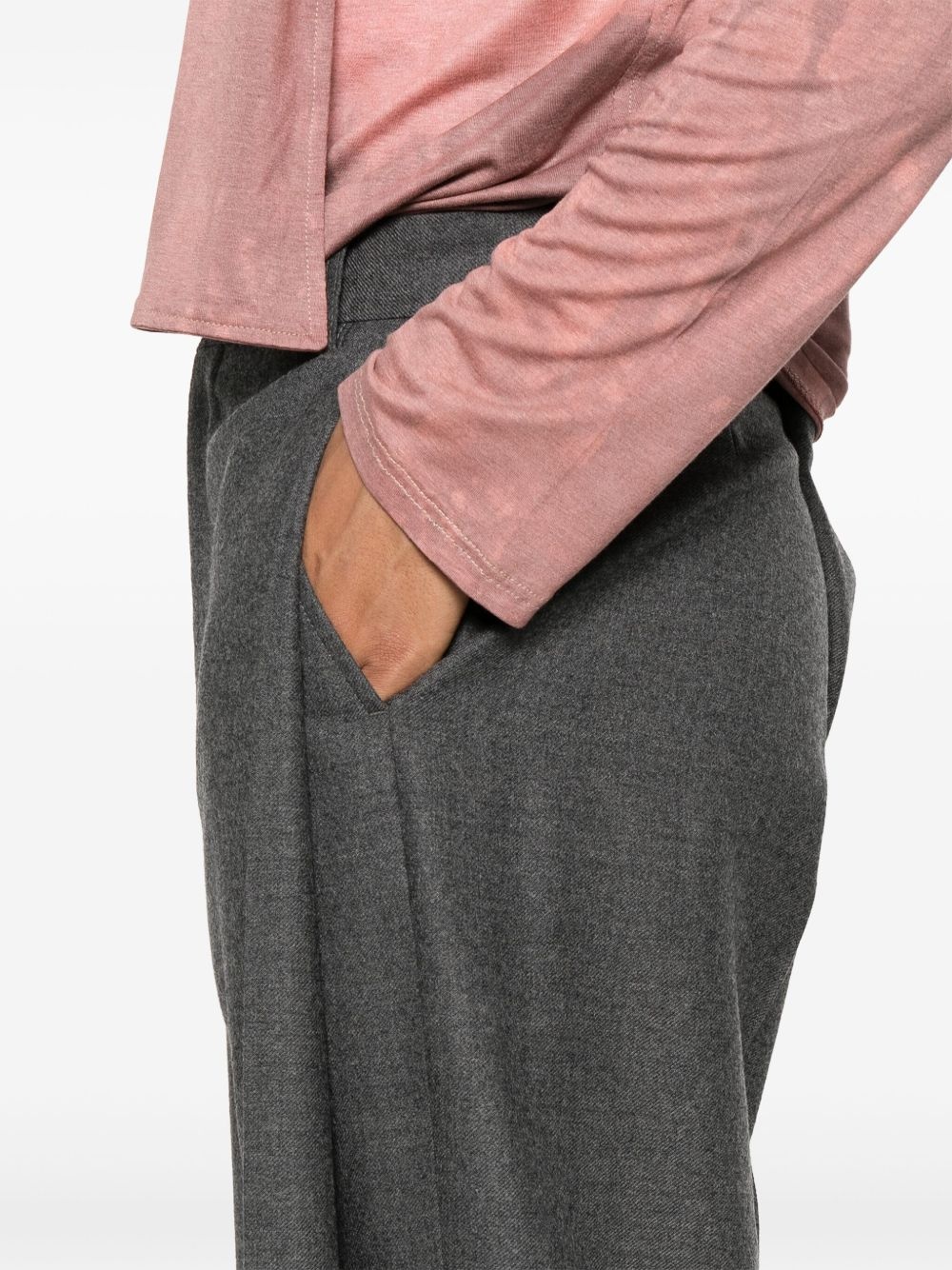 virgin-wool trousers - 5