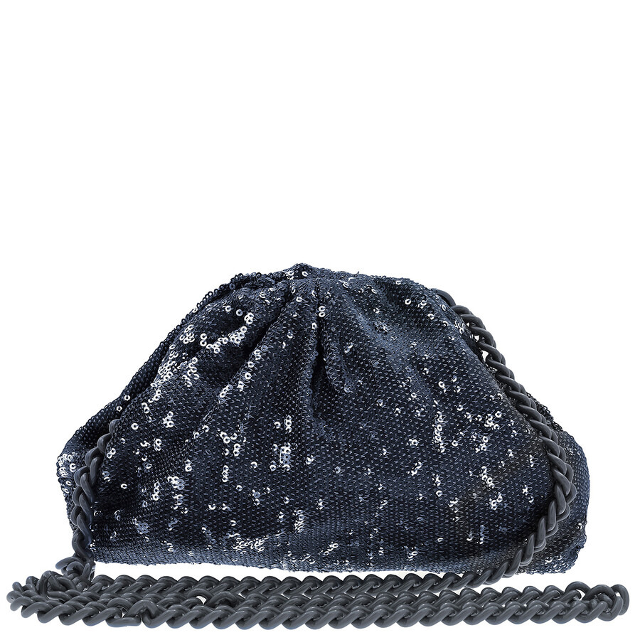 Maria La Rosa - Maria La Rosa Paillettes Sequin Fabric Mini Game Bag - 4
