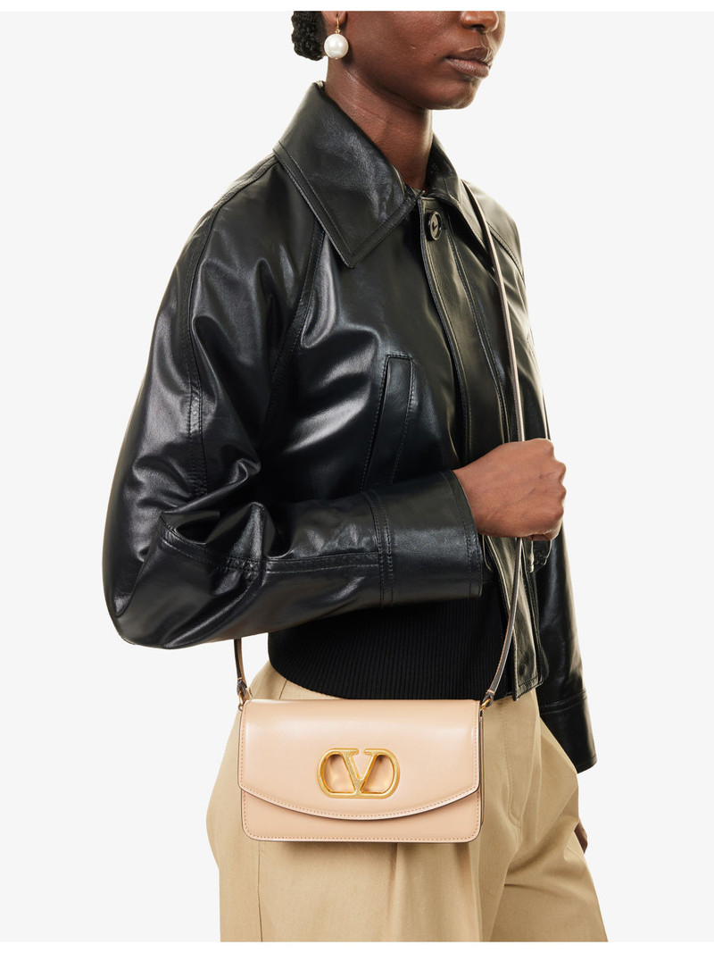Valentino VLogo Leather Clutch bag outlook