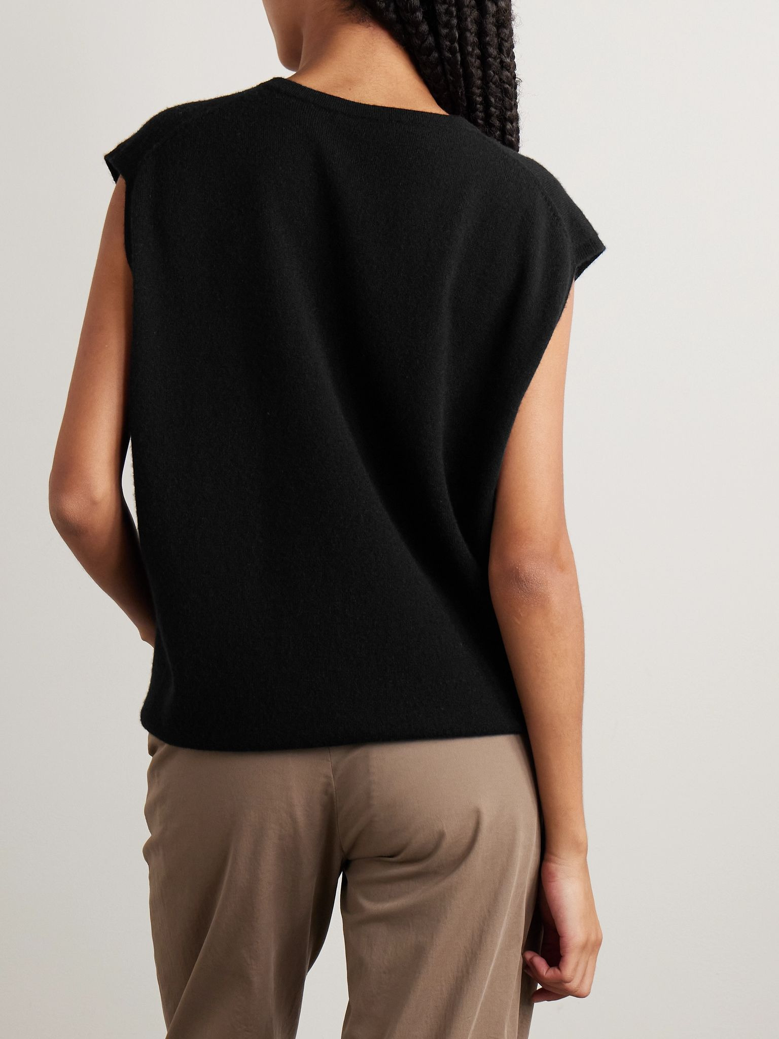 Kossy cashmere vest Black - 4