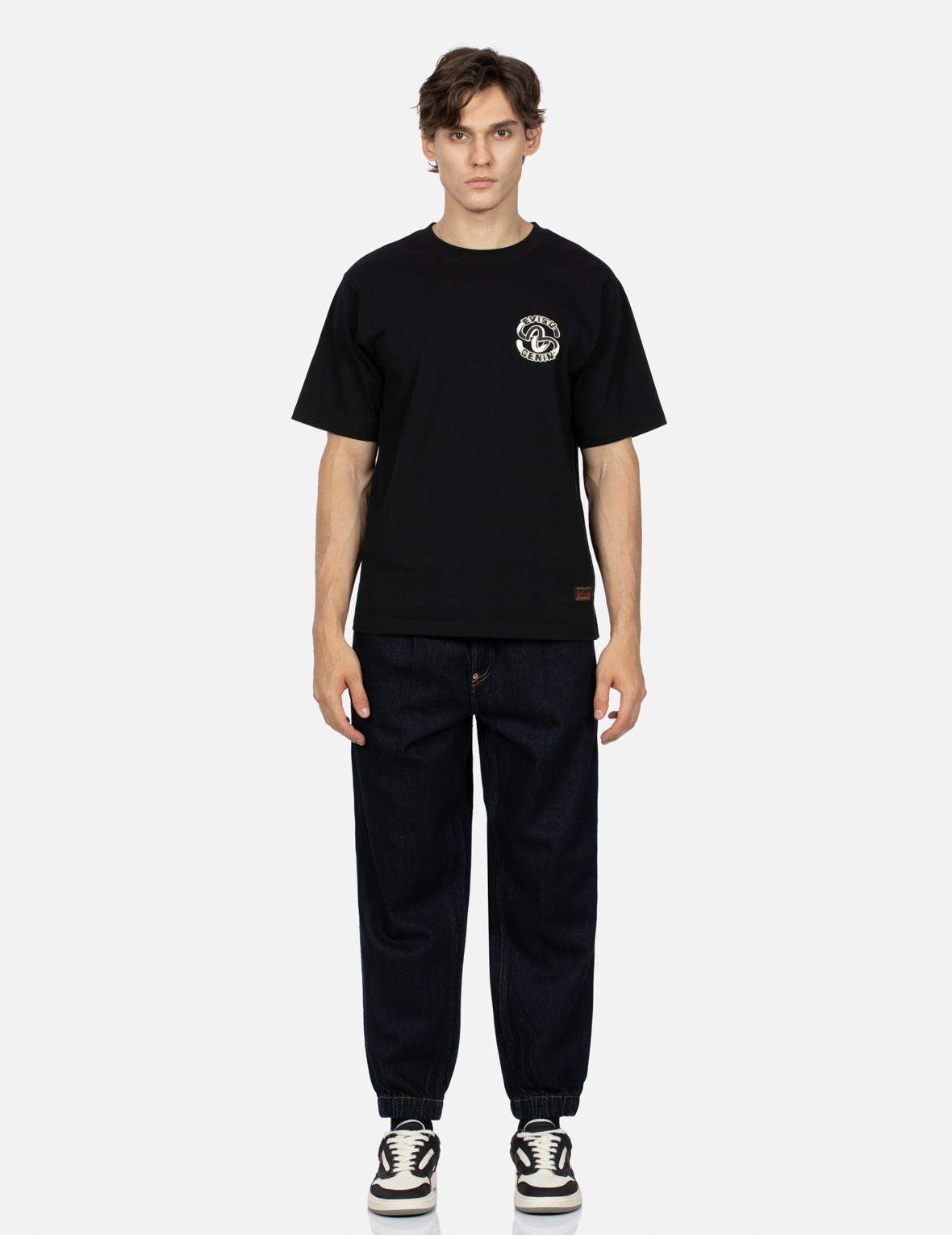 DAICOCK PRINTED FASHION FIT DENIM JOGGERS - 6