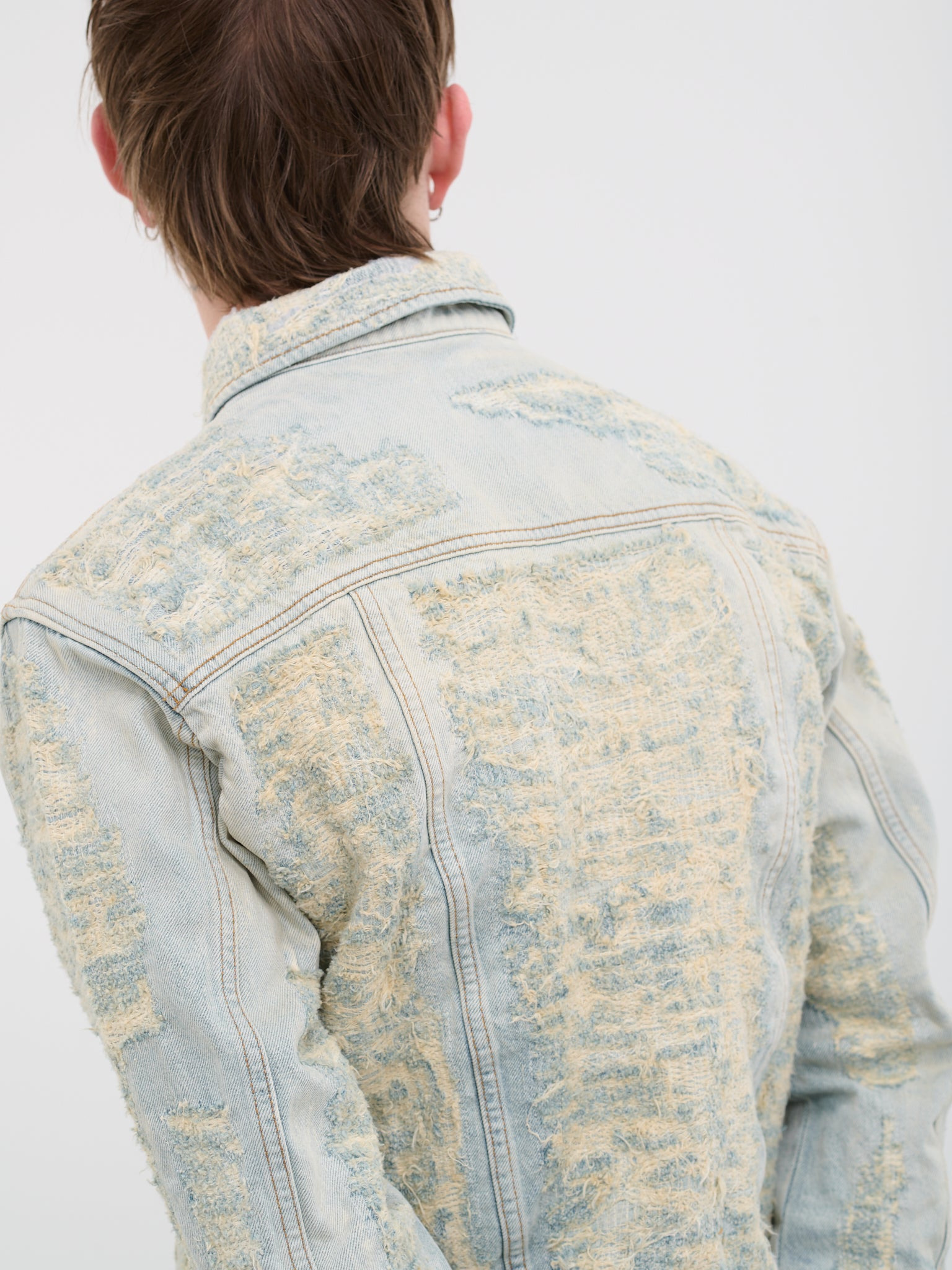Destroyed Denim Jacket - 4