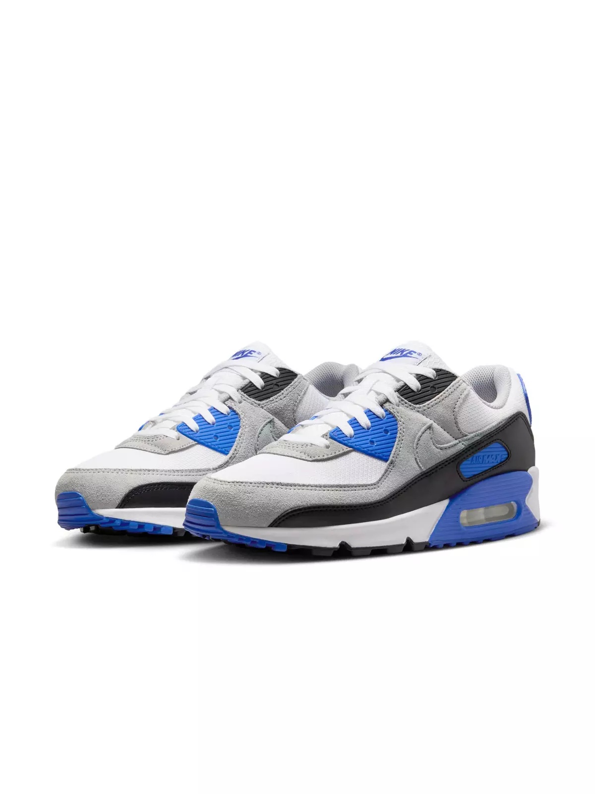 Air Max 90 "White/Light Smoke Grey/Black/Particle Grey" Men's Shoe - 3