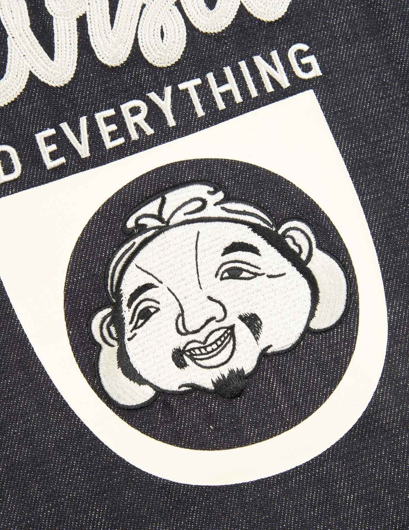 LABEL-PATTERN DAICOCK PRINT CARROT FIT JEANS #2017 13