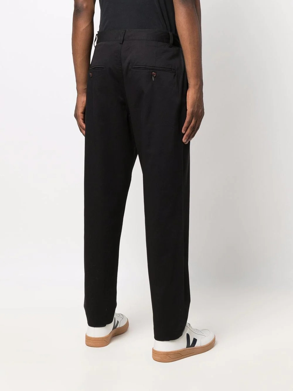 straight-leg chino trousers - 4