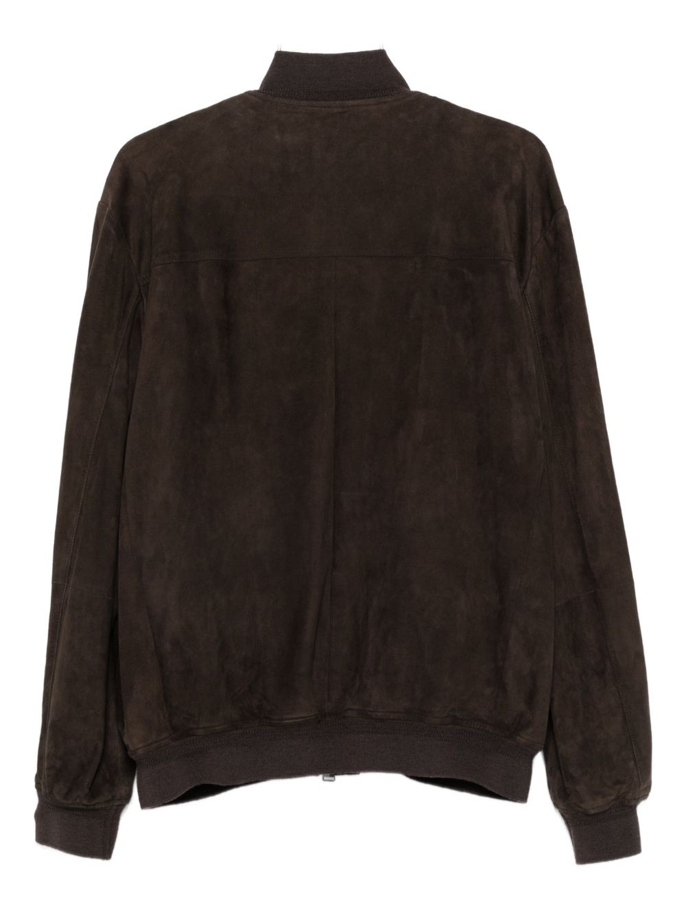 suede bomber jacket - 2