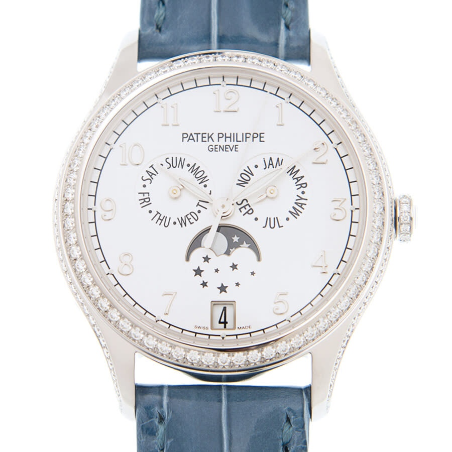 Patek Philippe Complications Diamond White Dial Ladies Watch 4947G-010 - 2