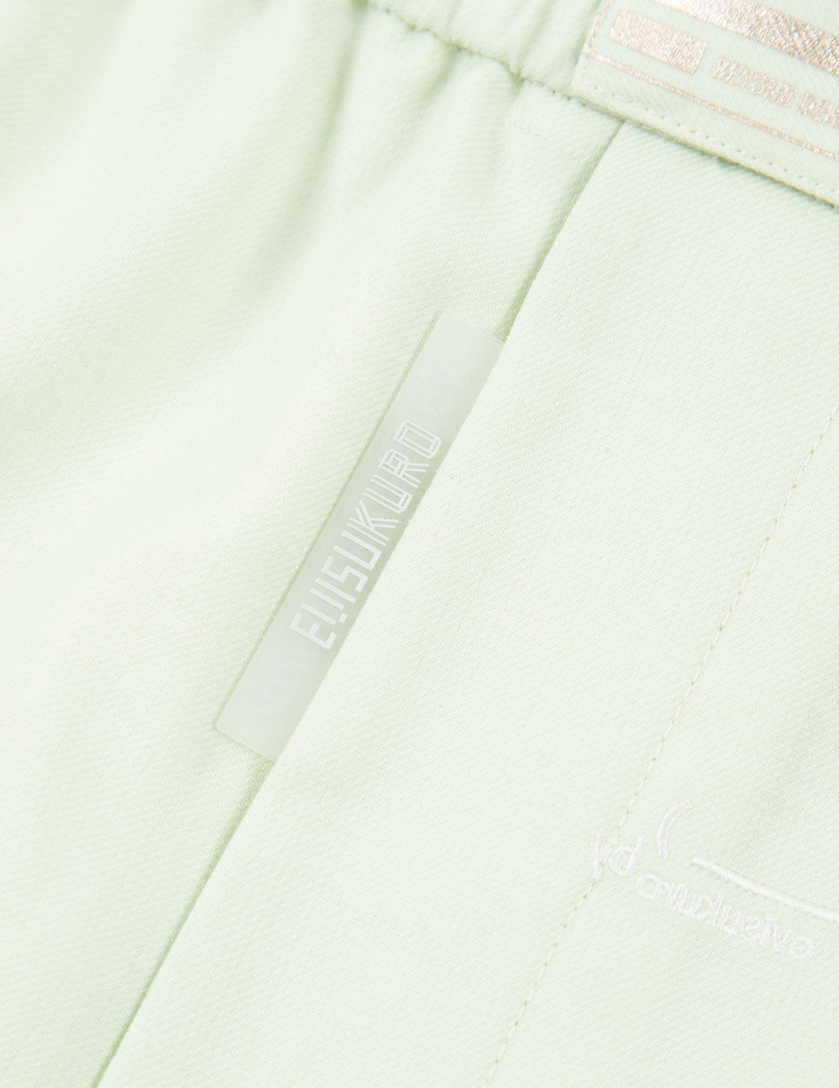 Slogan Embroidery Wool-blend Shorts - 11