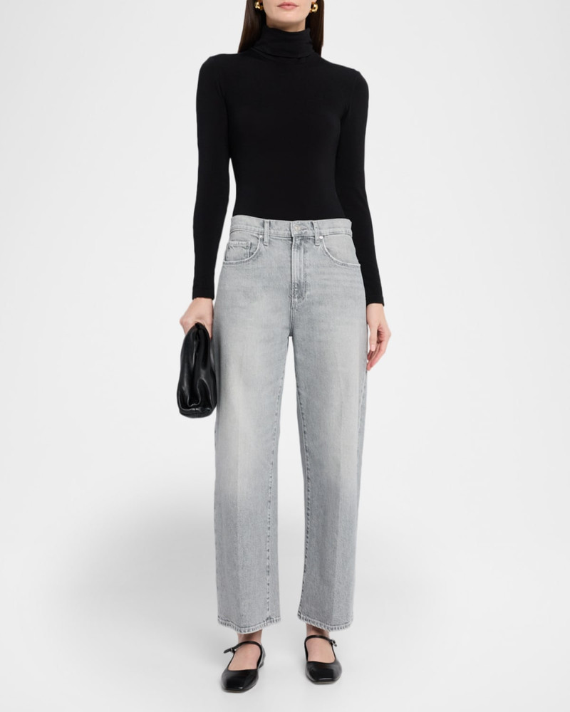 PAIGE Arellia Ankle Barrel-Leg Jeans outlook