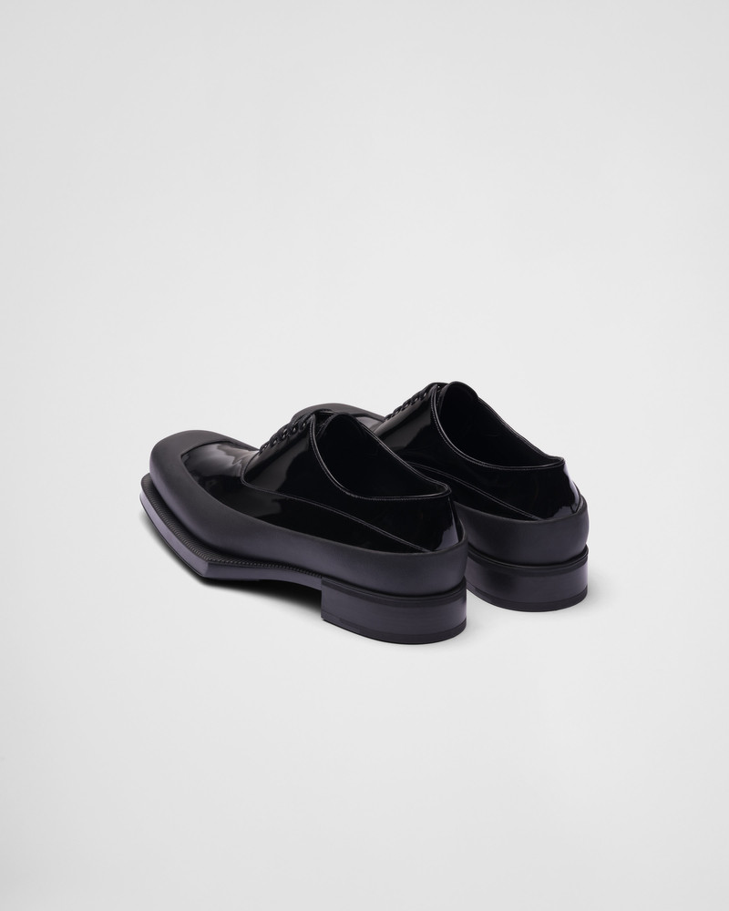 Patent leather derby shoes 5