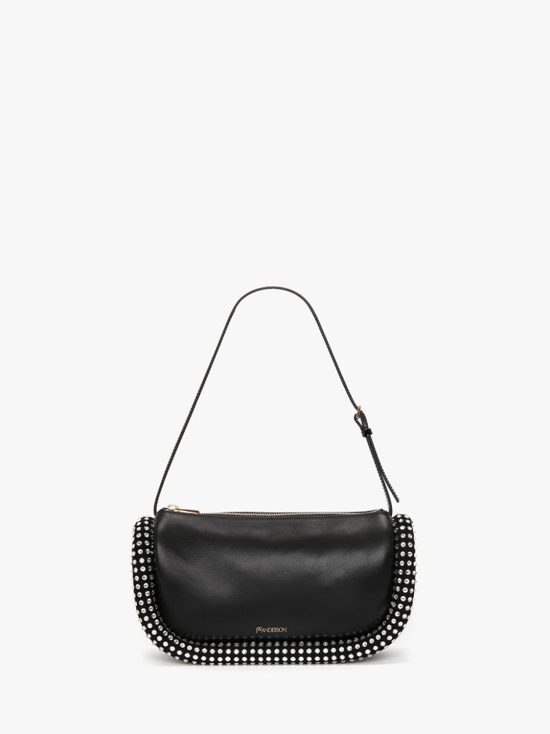 BUMPER-15 LEATHER SHOULDER BAG WITH CRYSTAL 1