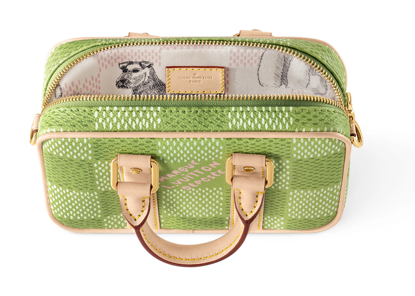Louis Vuitton by Tyler, the Creator Nano Porte Documents Voyage Green Damier Golf - 2