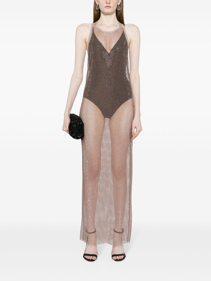 SIMKHAI Inaya halterneck maxi dress outlook