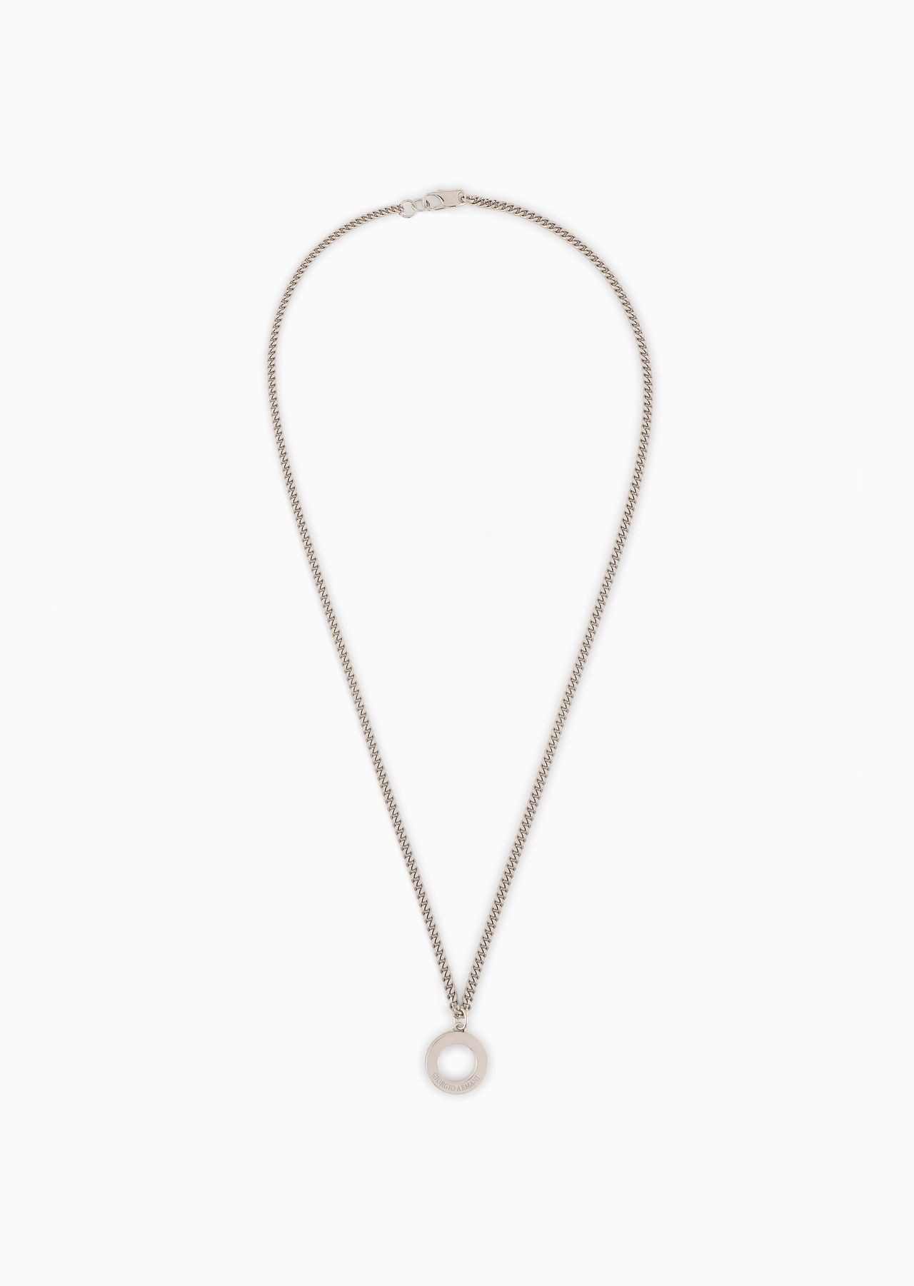Sterling silver necklace with pendant - 1