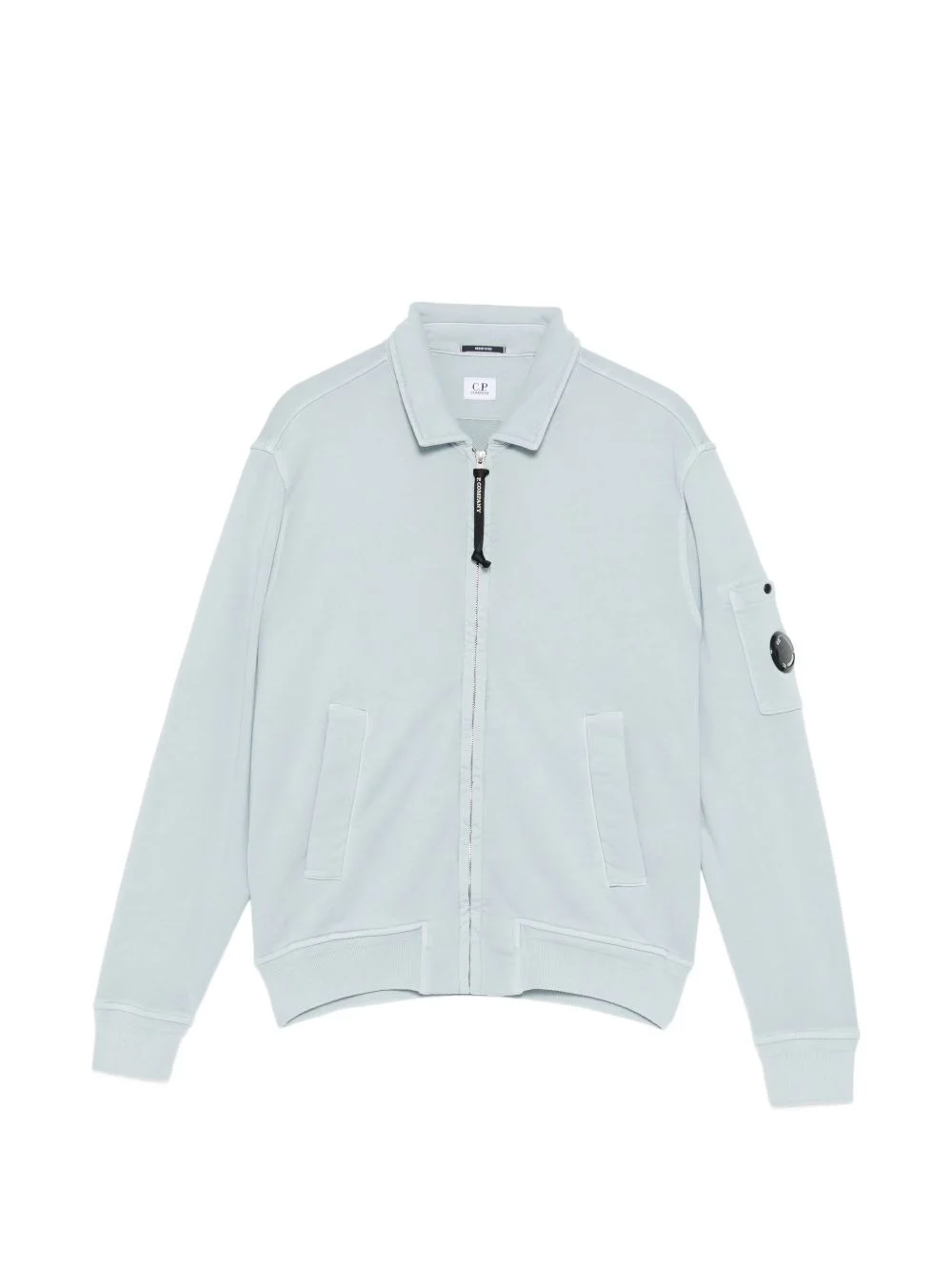 Diagonal fleece sweatshirt - 1
