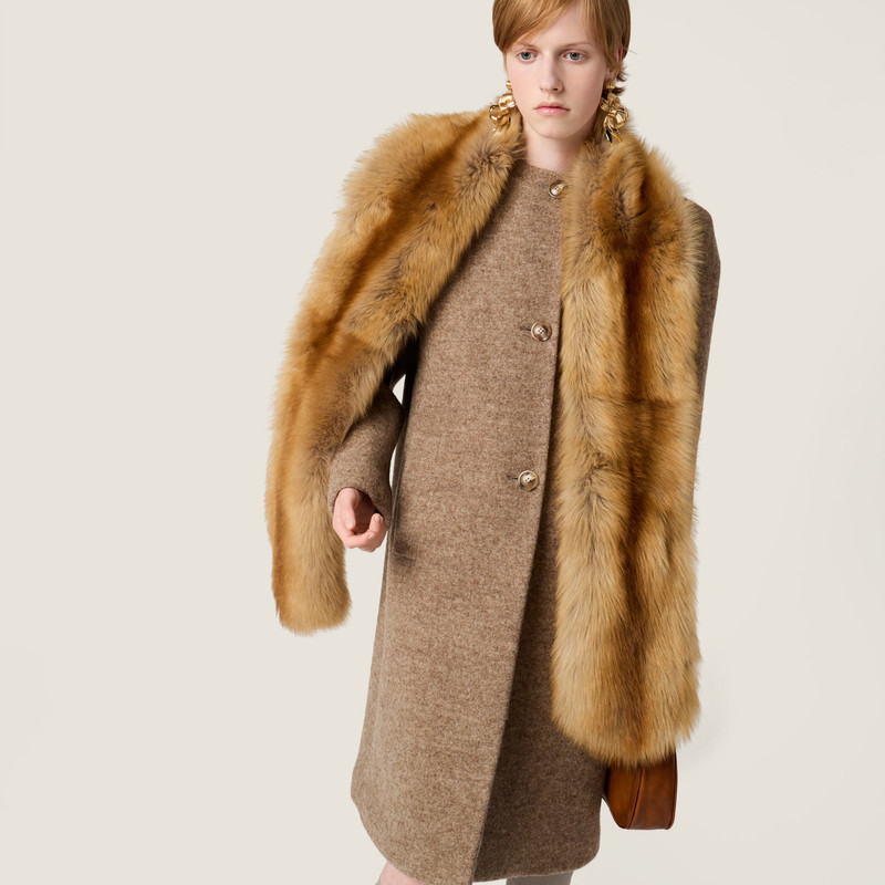 Miu Miu Shearling fur stole outlook