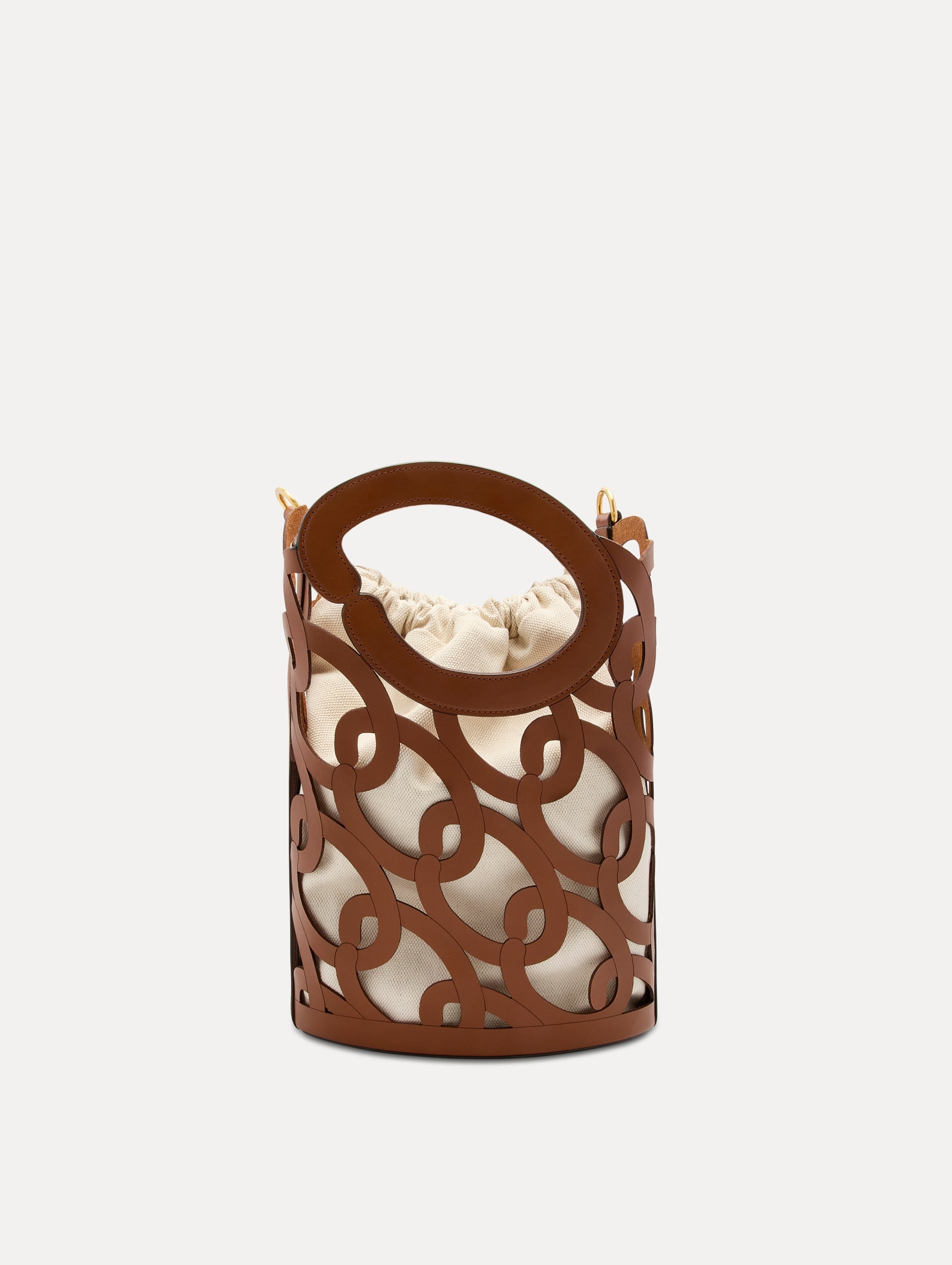 OSCAR CHAIN-LINK LEATHER TOTE - 3