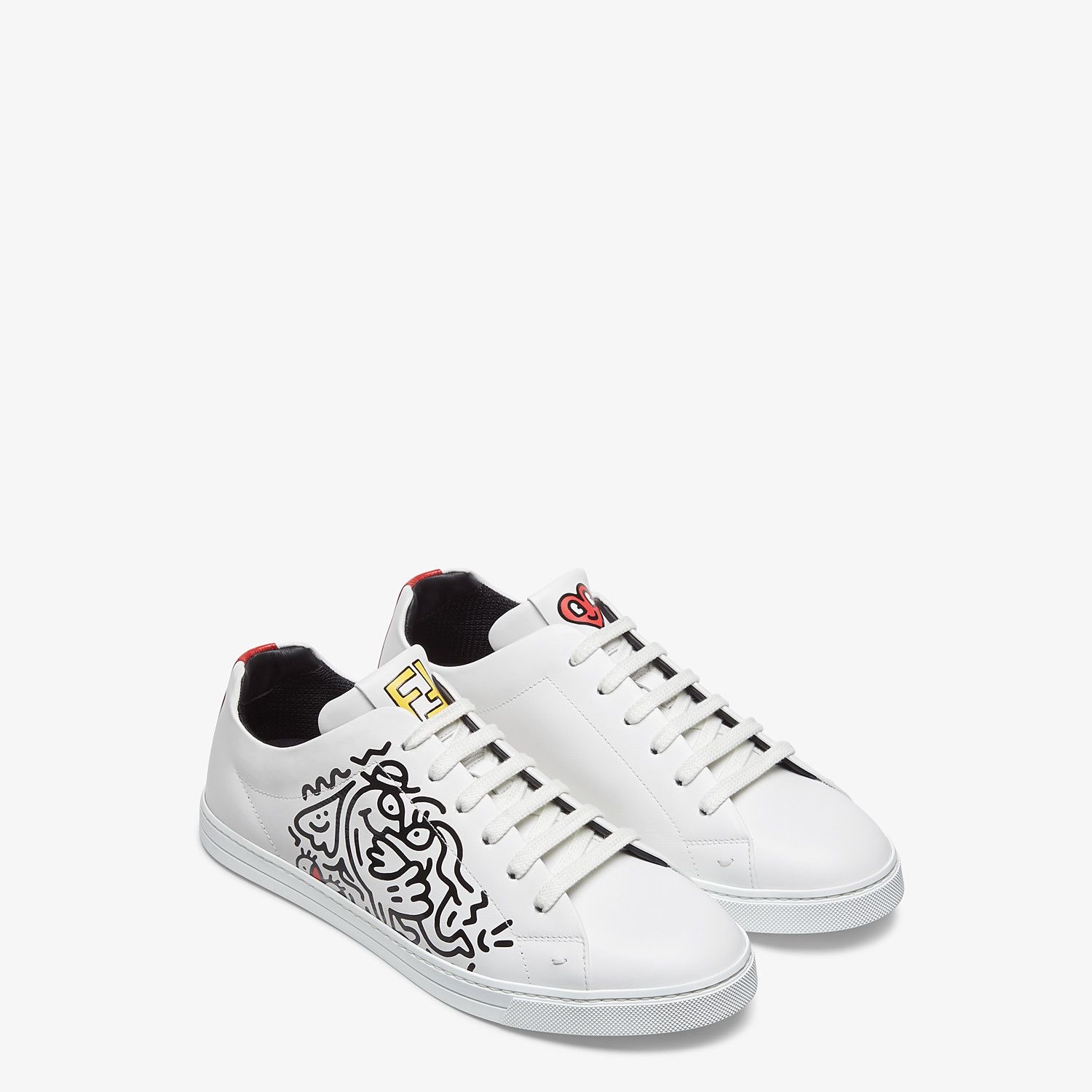 Leather low tops from the Mr. Doodle capsule - 4