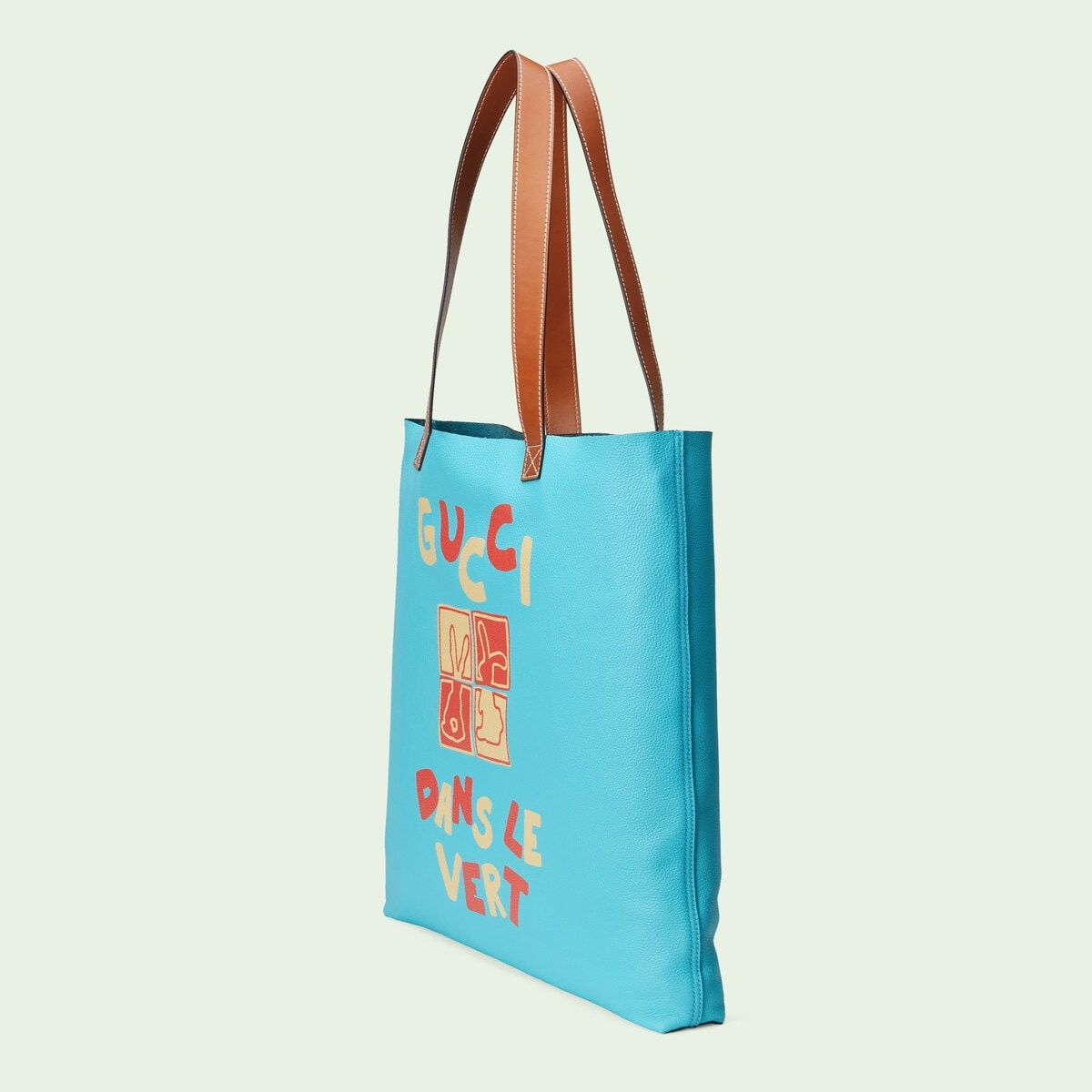 'Gucci Dans Le Vert' print large tote bag - 2