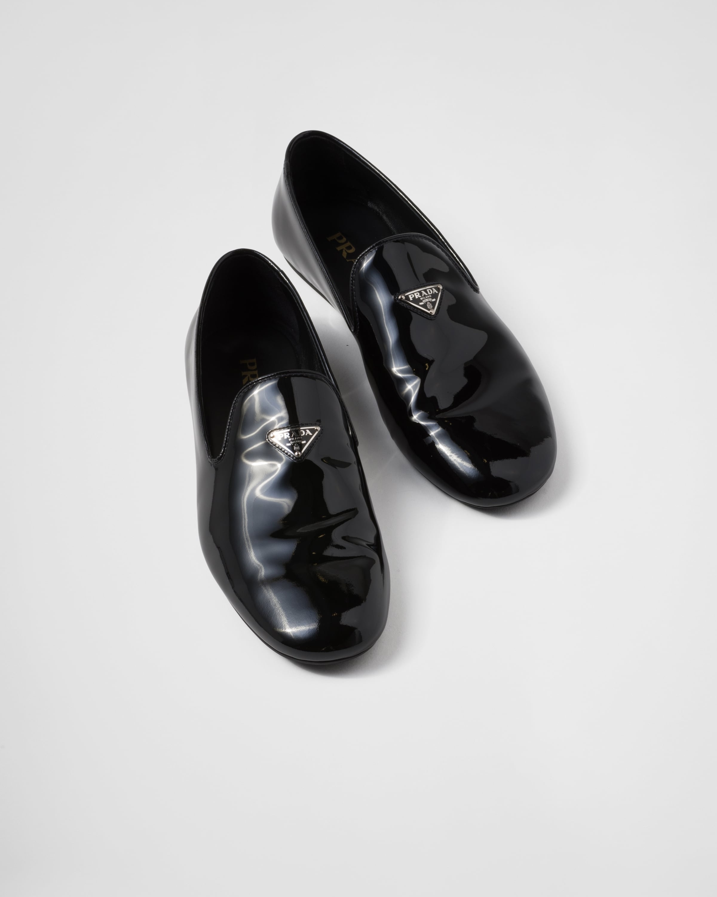 Patent leather slip-on shoes - 4